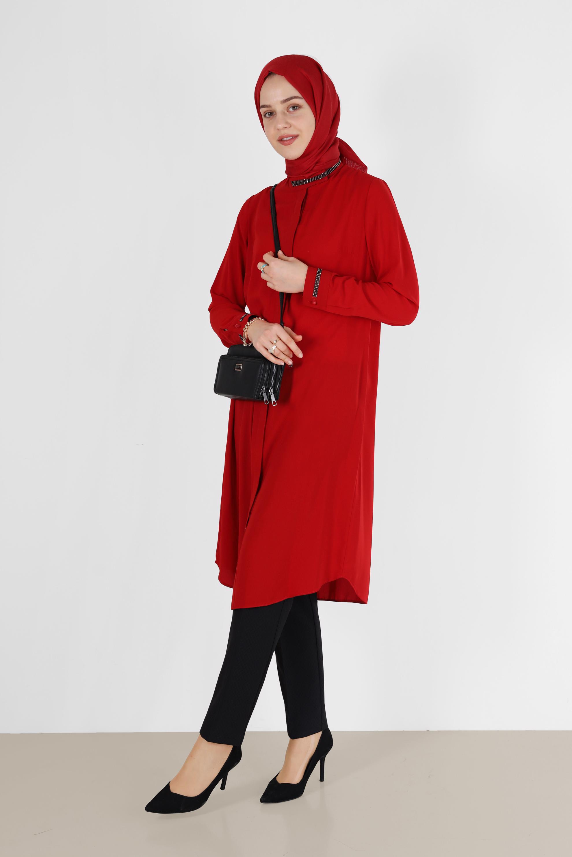 Vêtements hijab NOIR PANTALON COUPE CLASSIQUE 70278