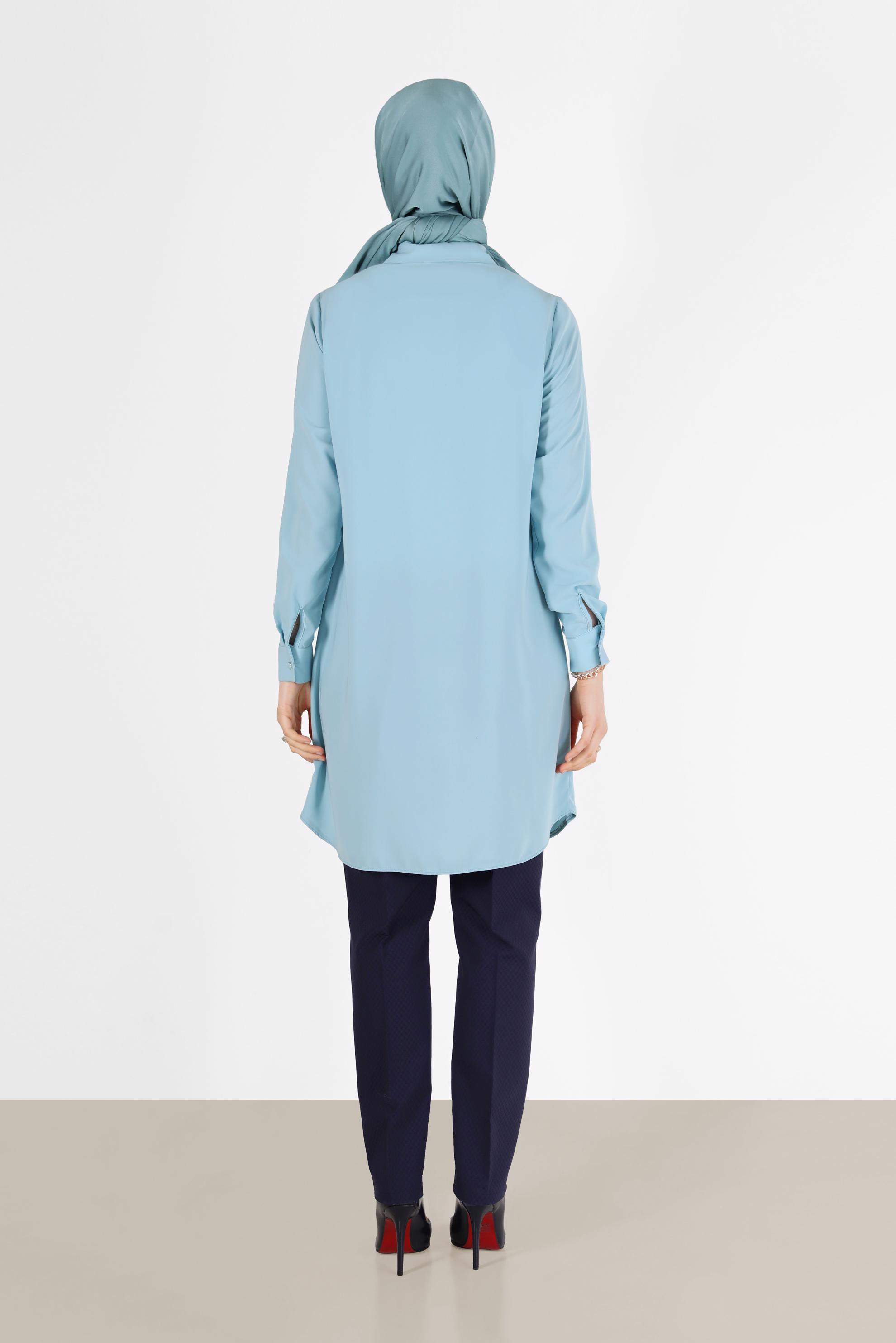 Vêtements hijab BLEU MARINE PANTALON COUPE CLASSIQUE 70278