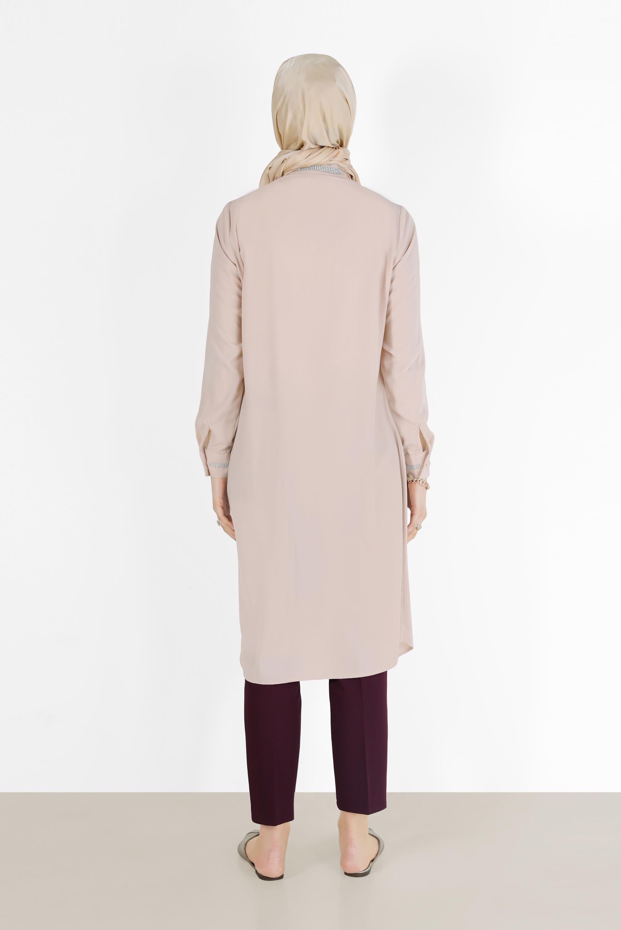 Vêtements hijab PRUNE PANTALON COUPE CLASSIQUE 70278