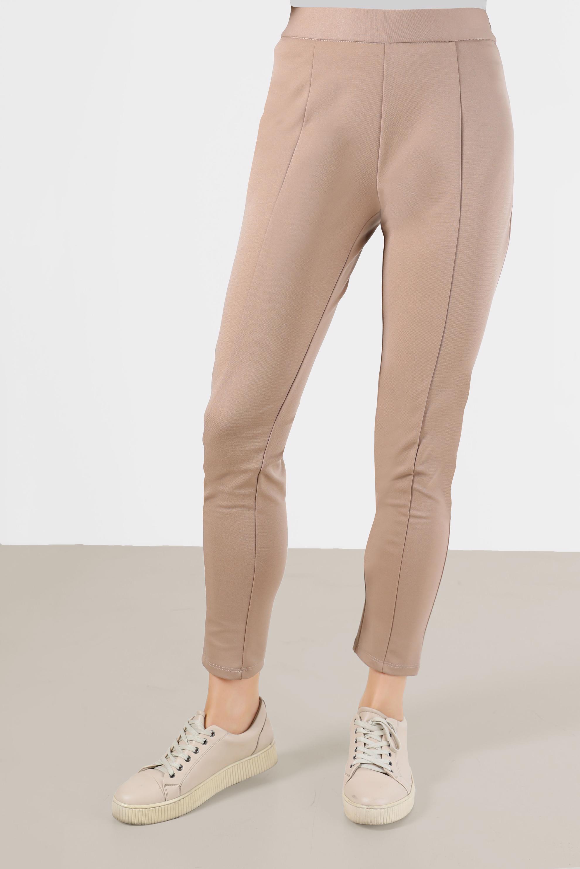 Tesettür giyim BEJ DAR PAÇA PANTOLON 70279 