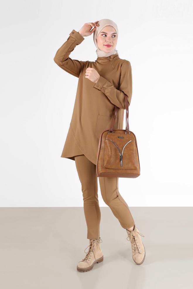 Tesettür giyim  DAR PAÇA PANTOLON 70279  - ALVİNA