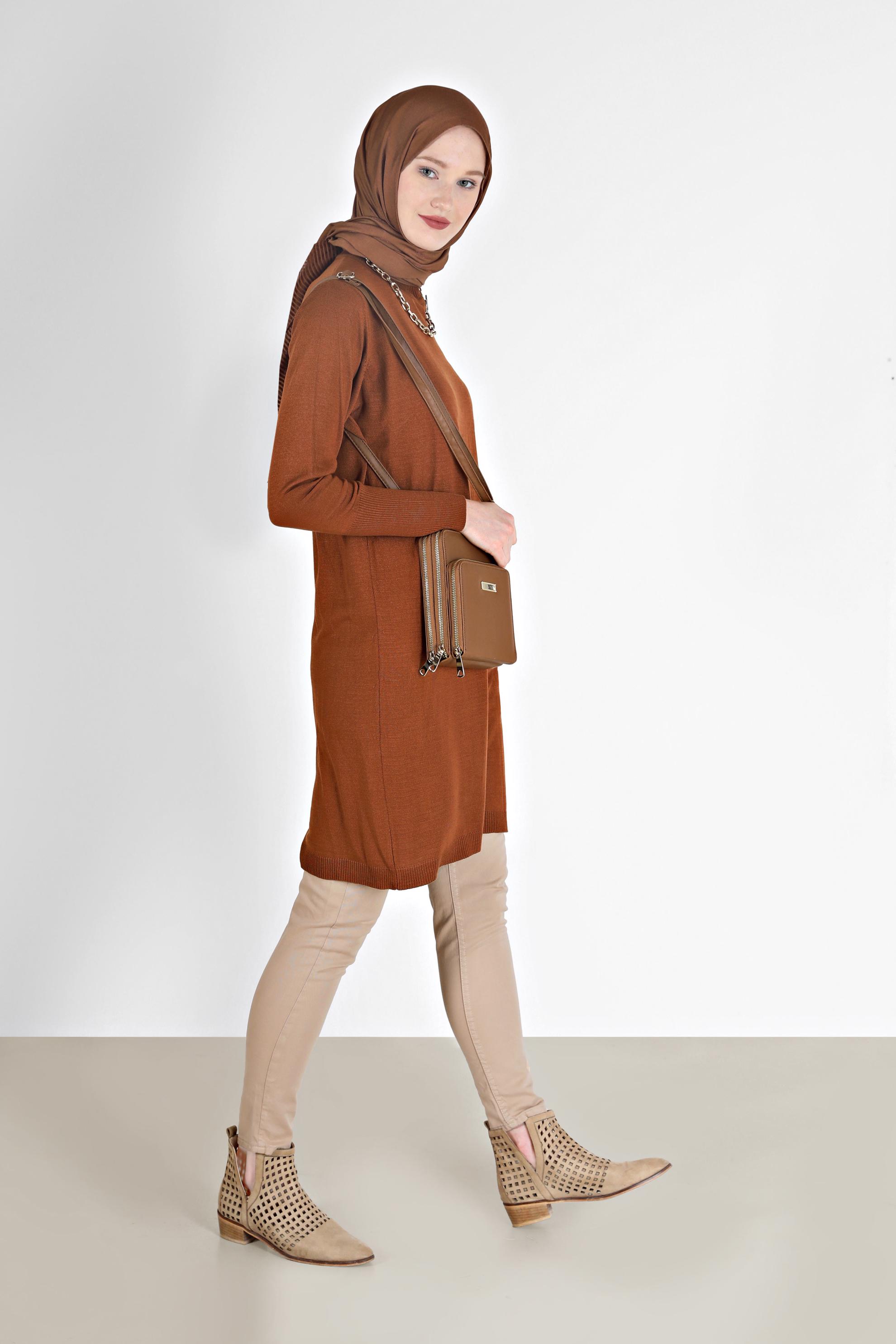 Hijab clothing BEIGE SKINNY TROUSERS 70280 