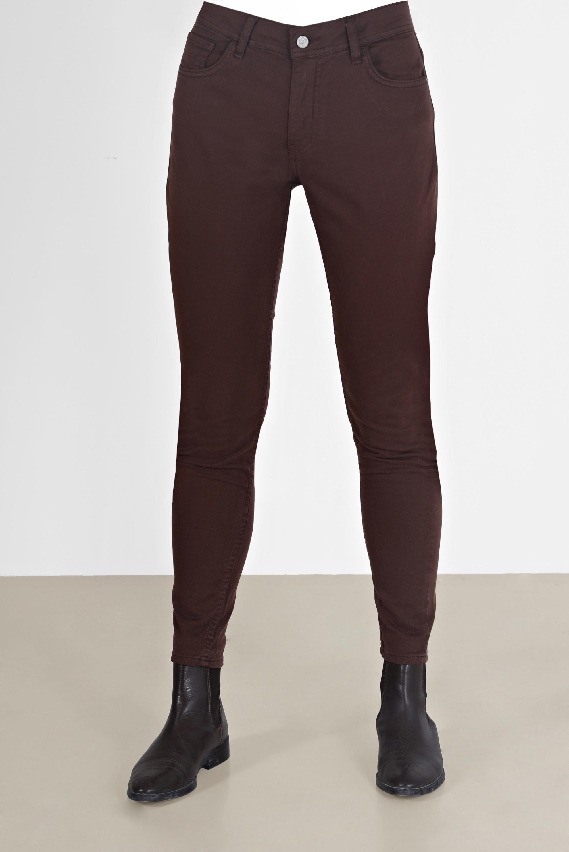 Tesettür giyim KAHVE DAR PAÇA PANTOLON 70280 