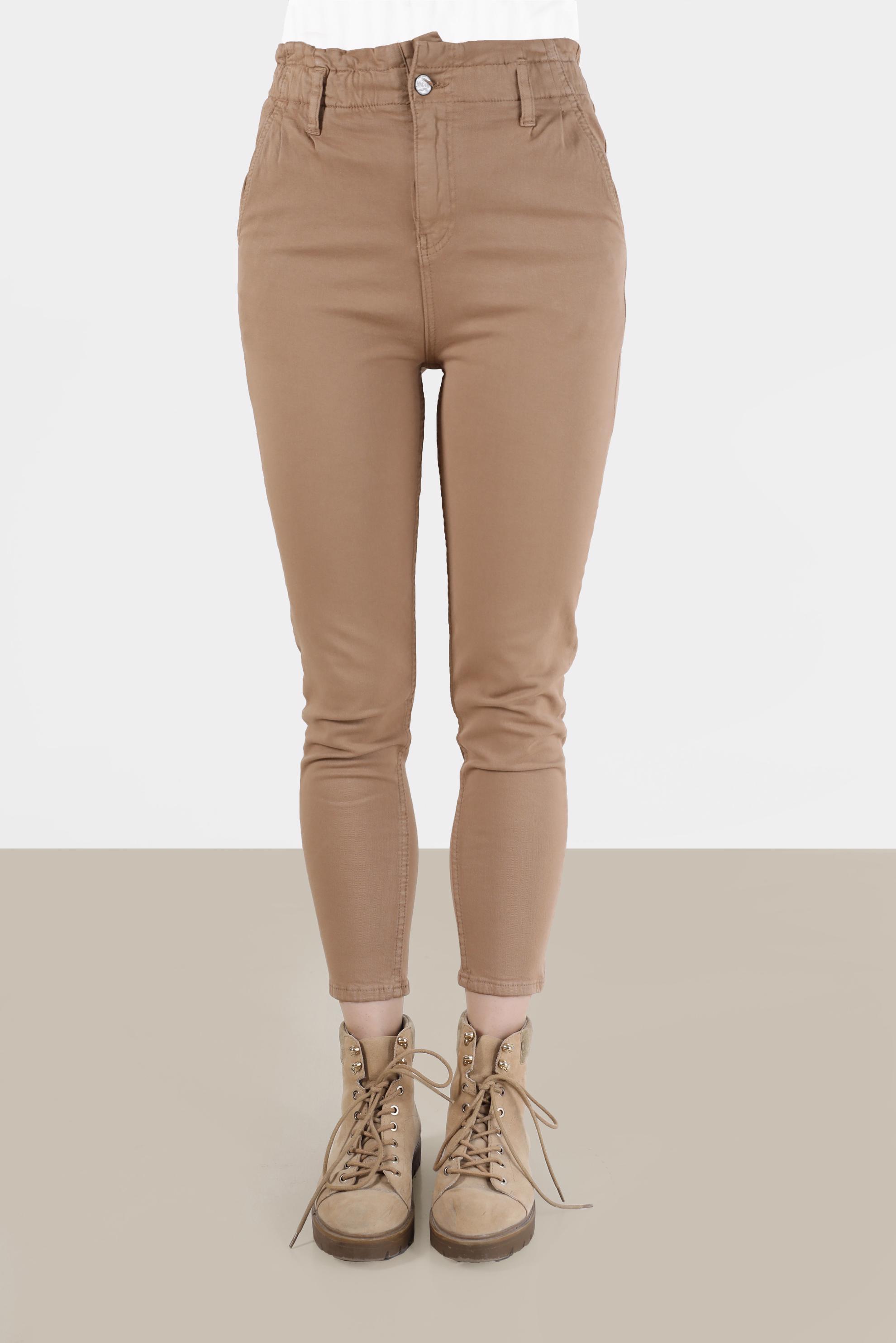 Tesettür giyim KAHVE DAR PAÇA PANTOLON 70281 