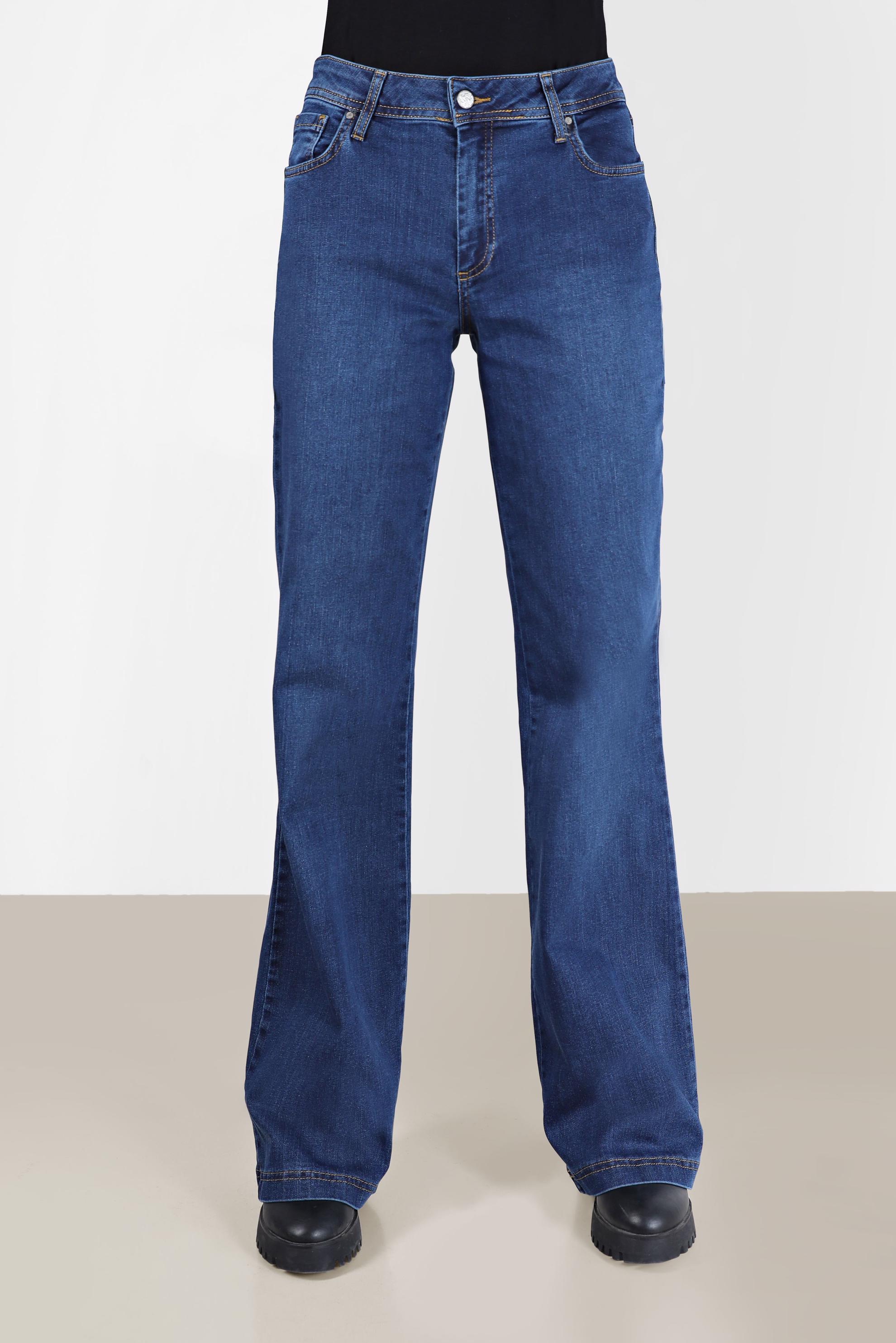 Vêtements hijab BLEU MARINE PANTALON DENIM ÉVASÉ 70285