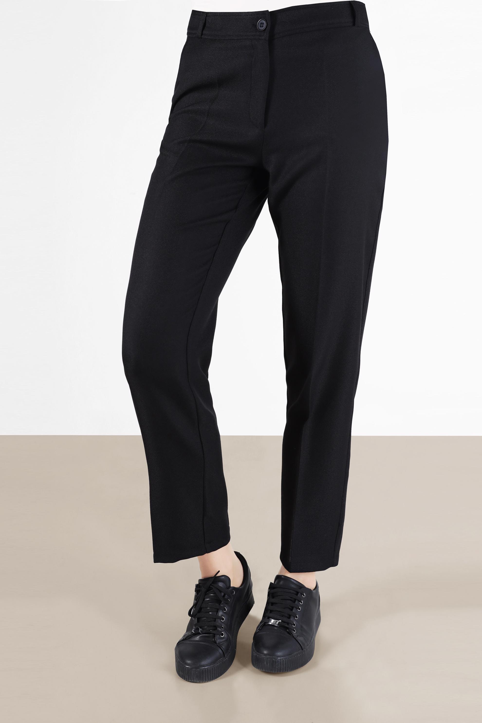 Tesettür giyim SİYAH BORU PAÇA PANTOLON 70287 