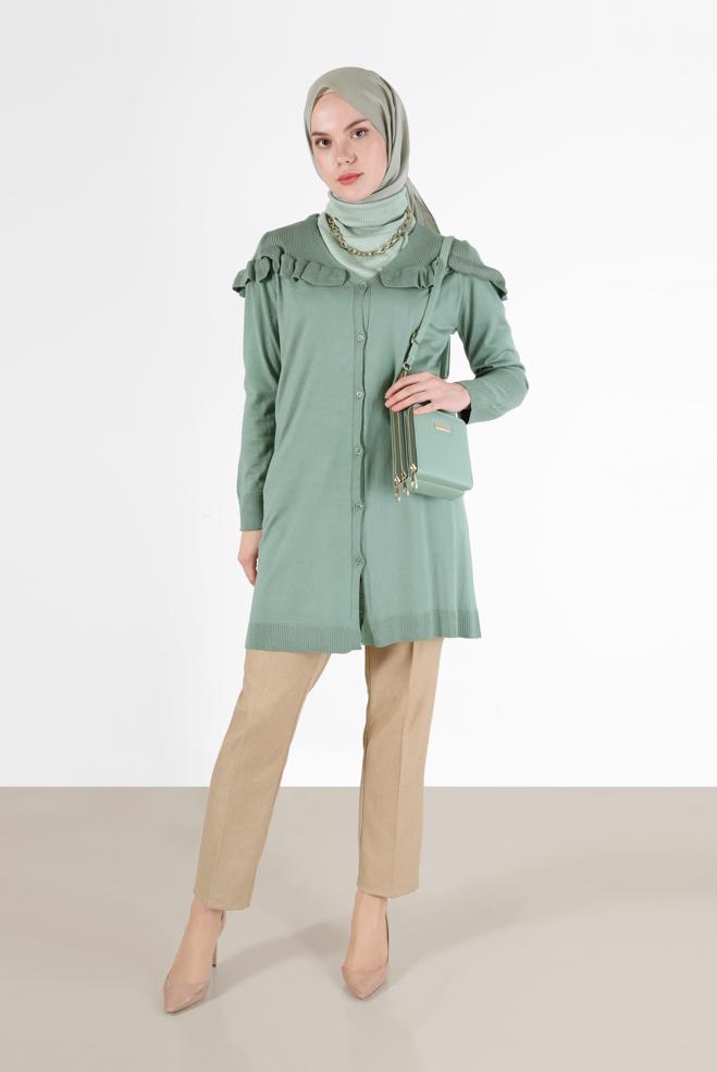 Tesettür giyim  BORU PAÇA PANTOLON 70287  - ALVİNA