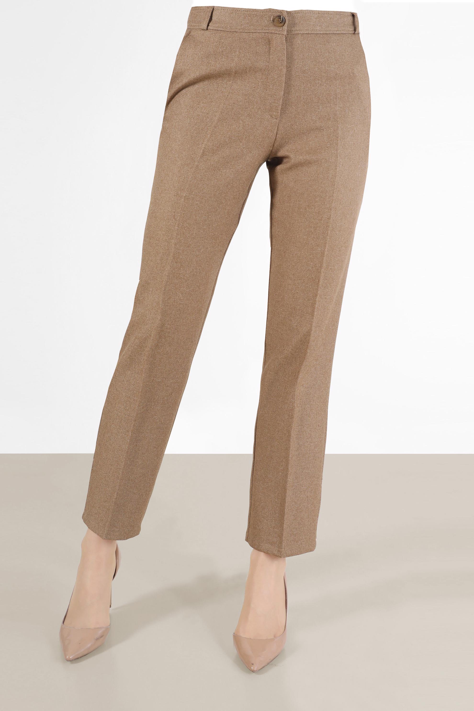 Tesettür giyim KAHVE BORU PAÇA PANTOLON 70287 