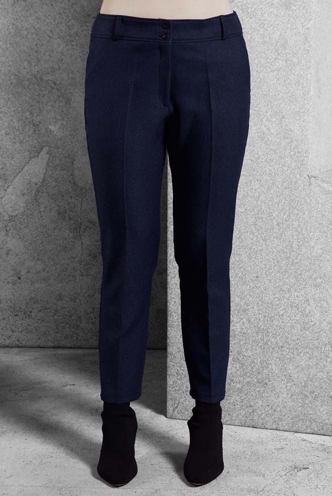 Hijab clothing NAVY BLUE SKINNY LEG PANTS 70290 - ALVİNA