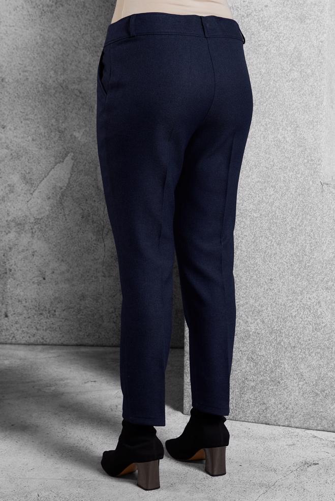 Hijab clothing NAVY BLUE SKINNY LEG PANTS 70290 - ALVİNA