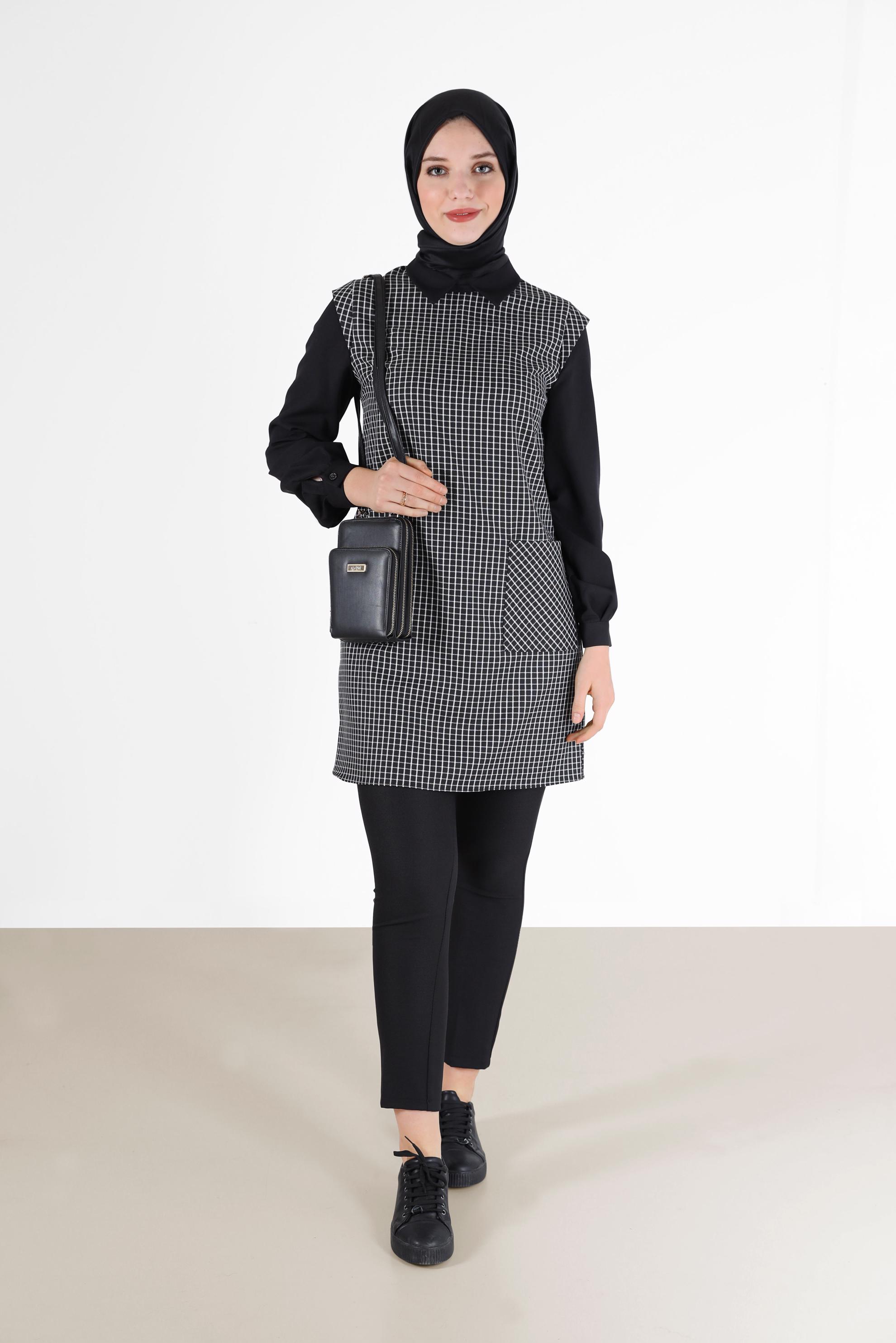 Tesettür giyim SİYAH KLASİK PANTOLON 70291 