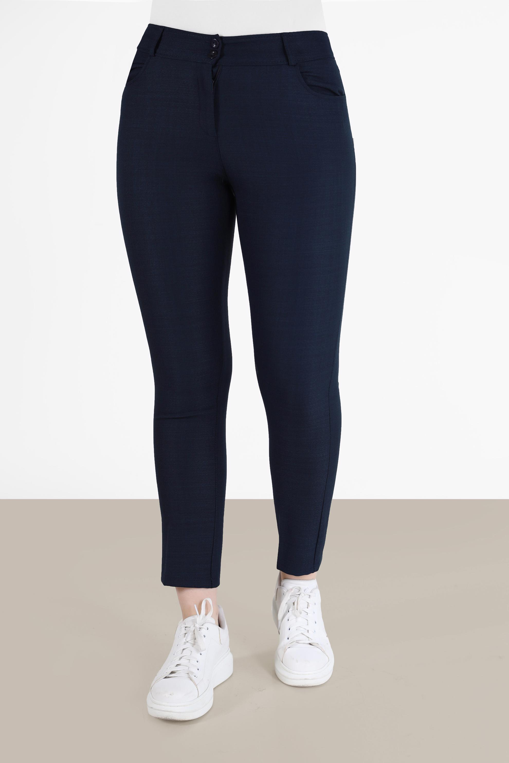 Tesettür giyim LACİVERT KLASİK PANTOLON 70291 