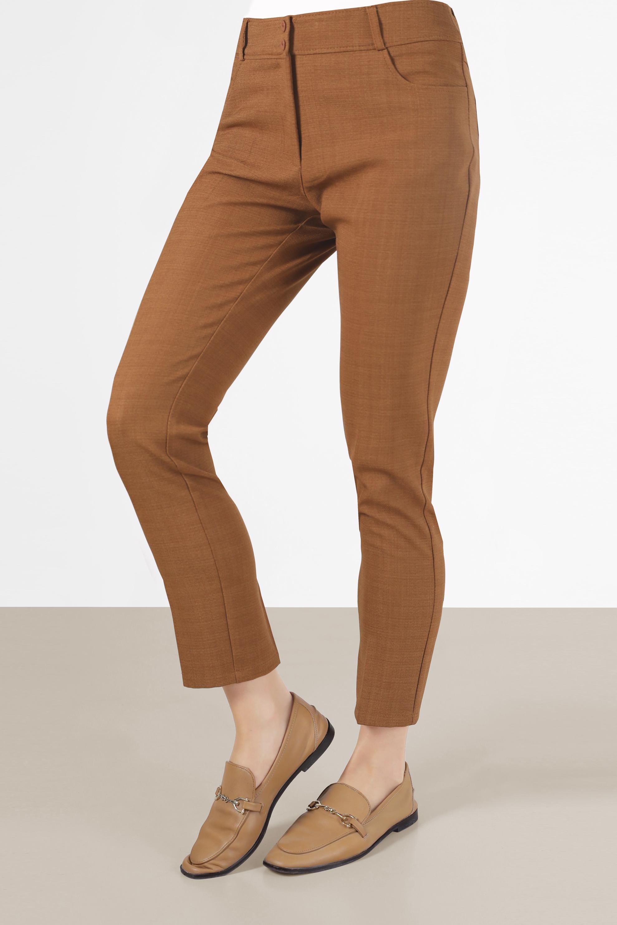 Tesettür giyim KAHVE KLASİK PANTOLON 70291 