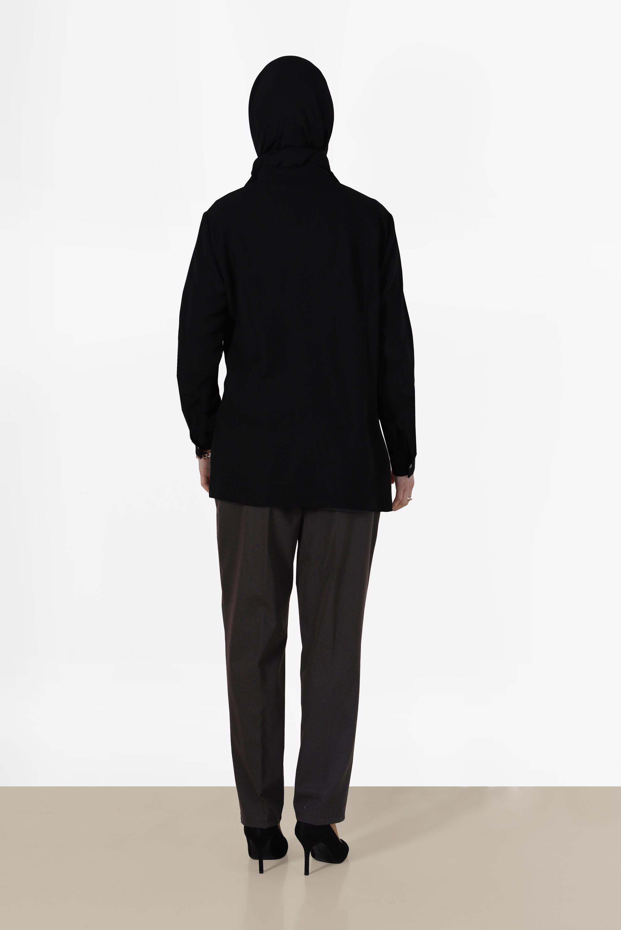 Tesettür giyim KAHVE KLASİK KESİM PANTOLON 70292 