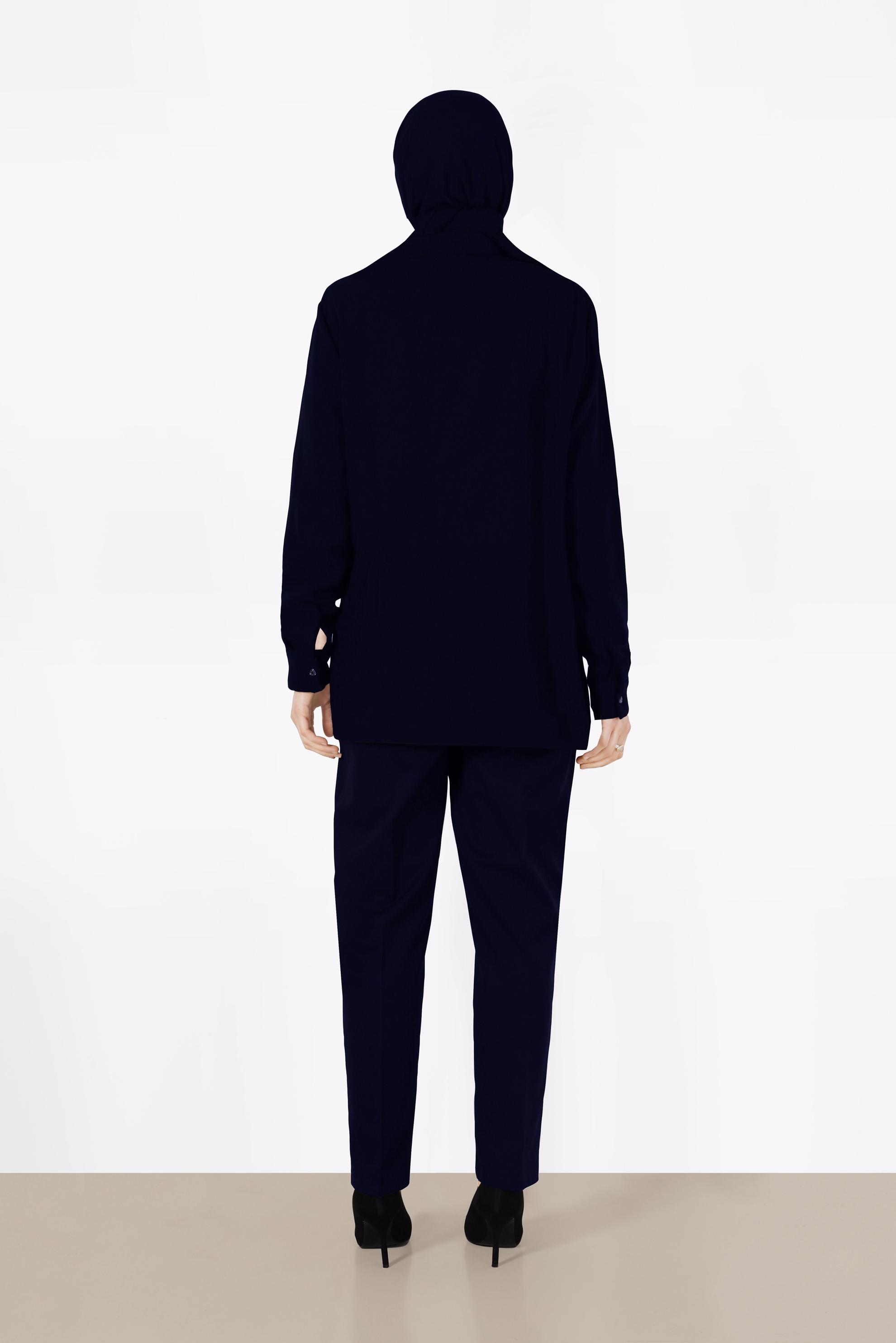 Tesettür giyim LACİVERT KLASİK KESİM PANTOLON 70292 