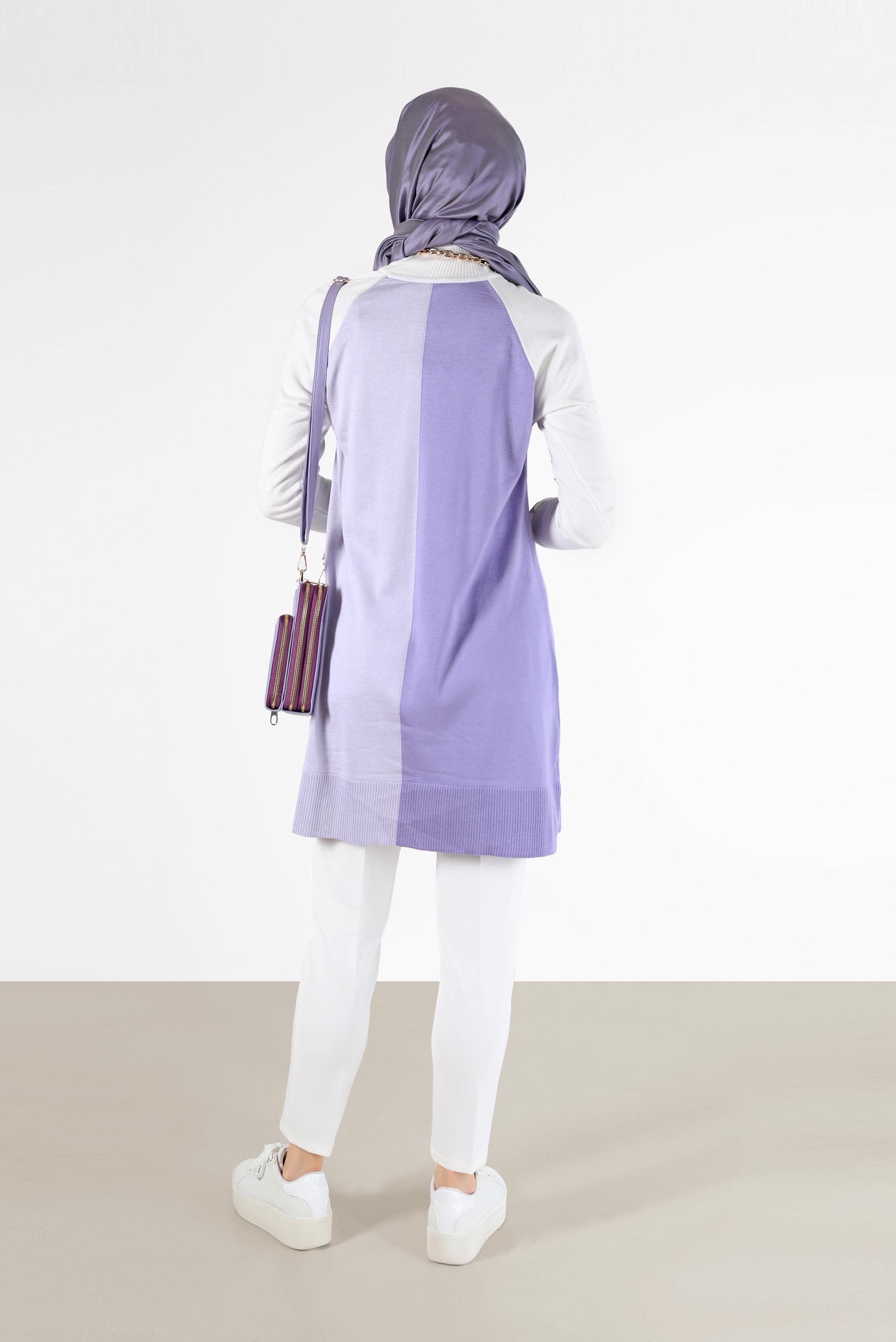 Tesettür giyim BEYAZ DAR PAÇA PANTOLON 70294 