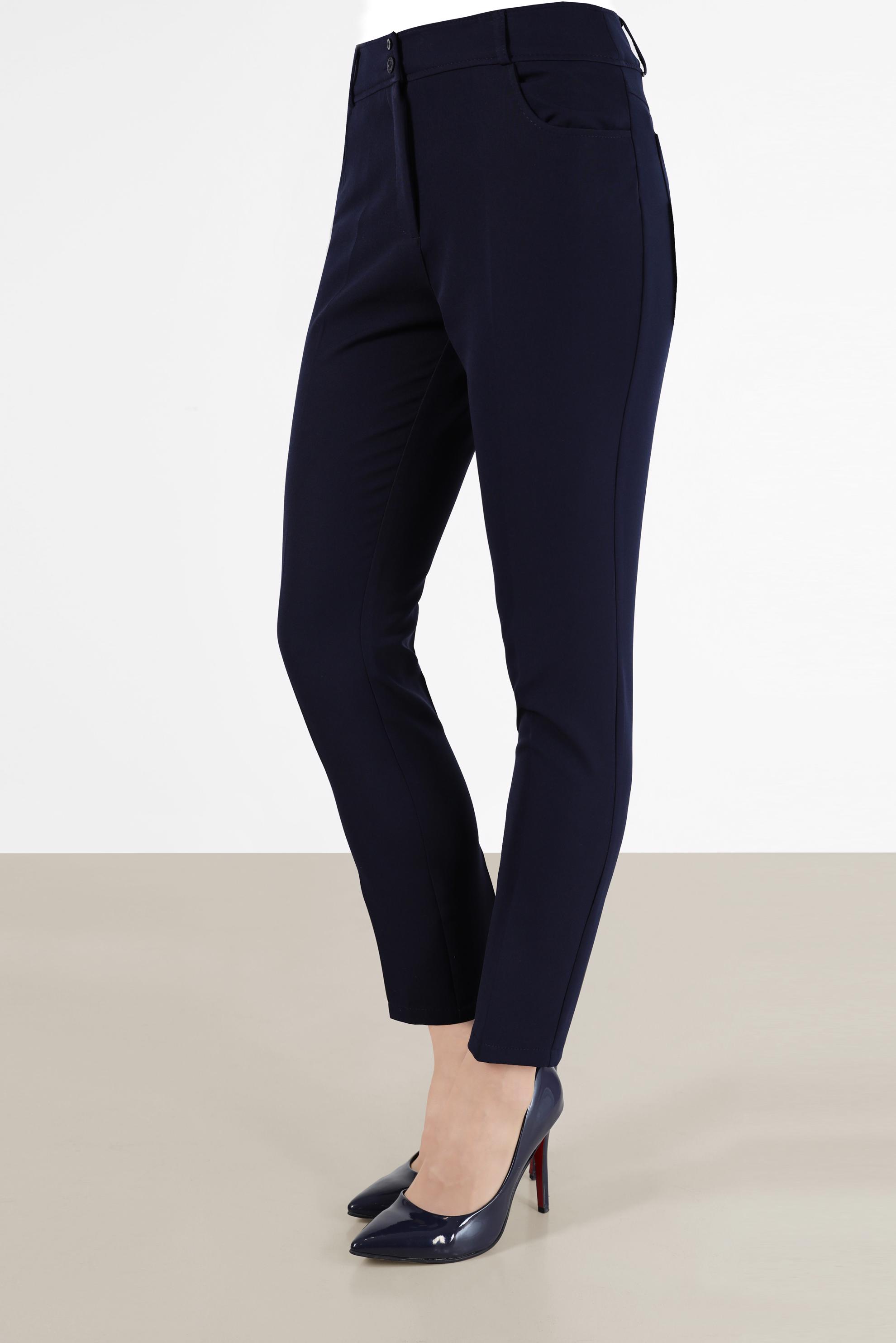 Tesettür giyim LACİVERT DAR PAÇA PANTOLON 70294 