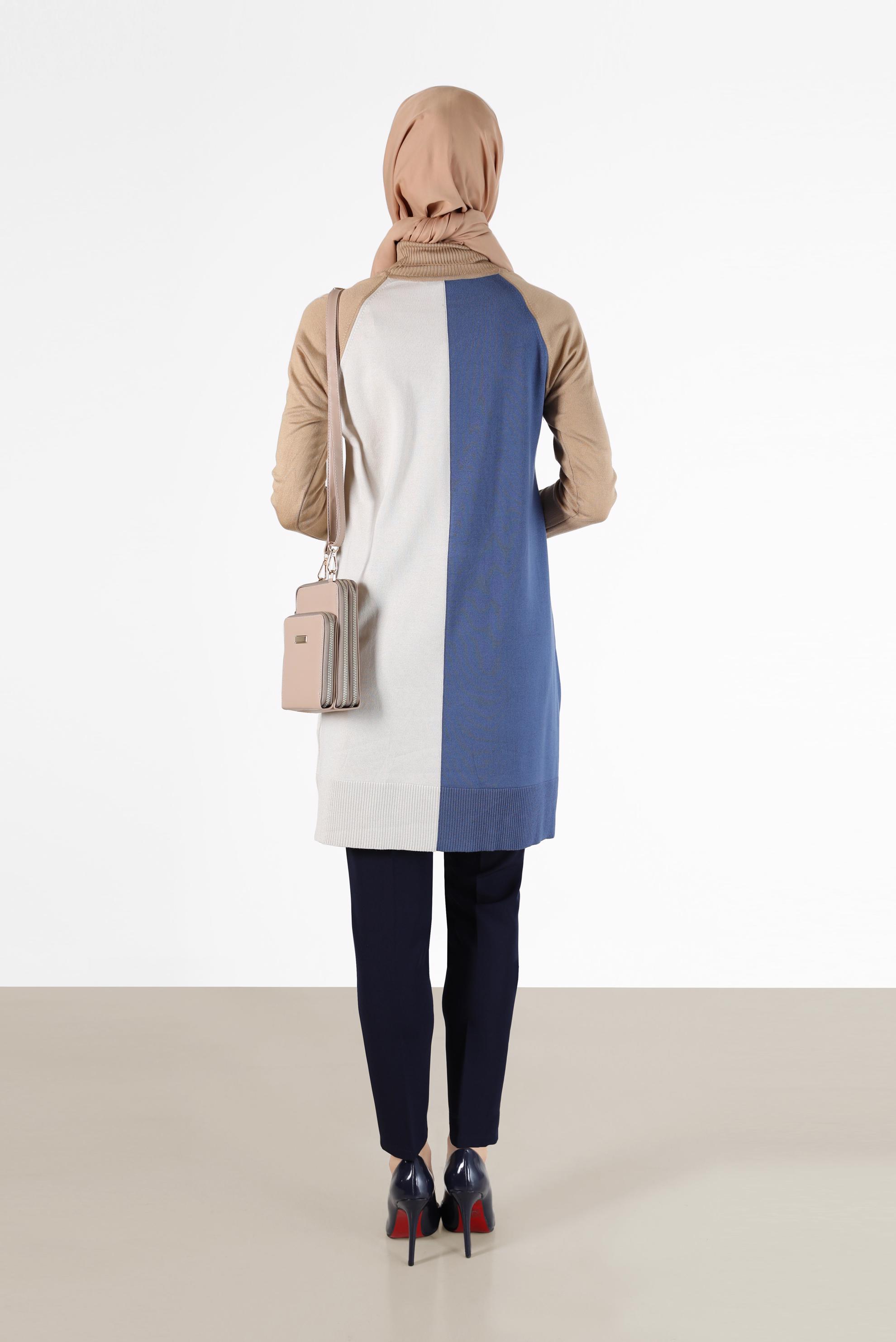 Tesettür giyim LACİVERT DAR PAÇA PANTOLON 70294 