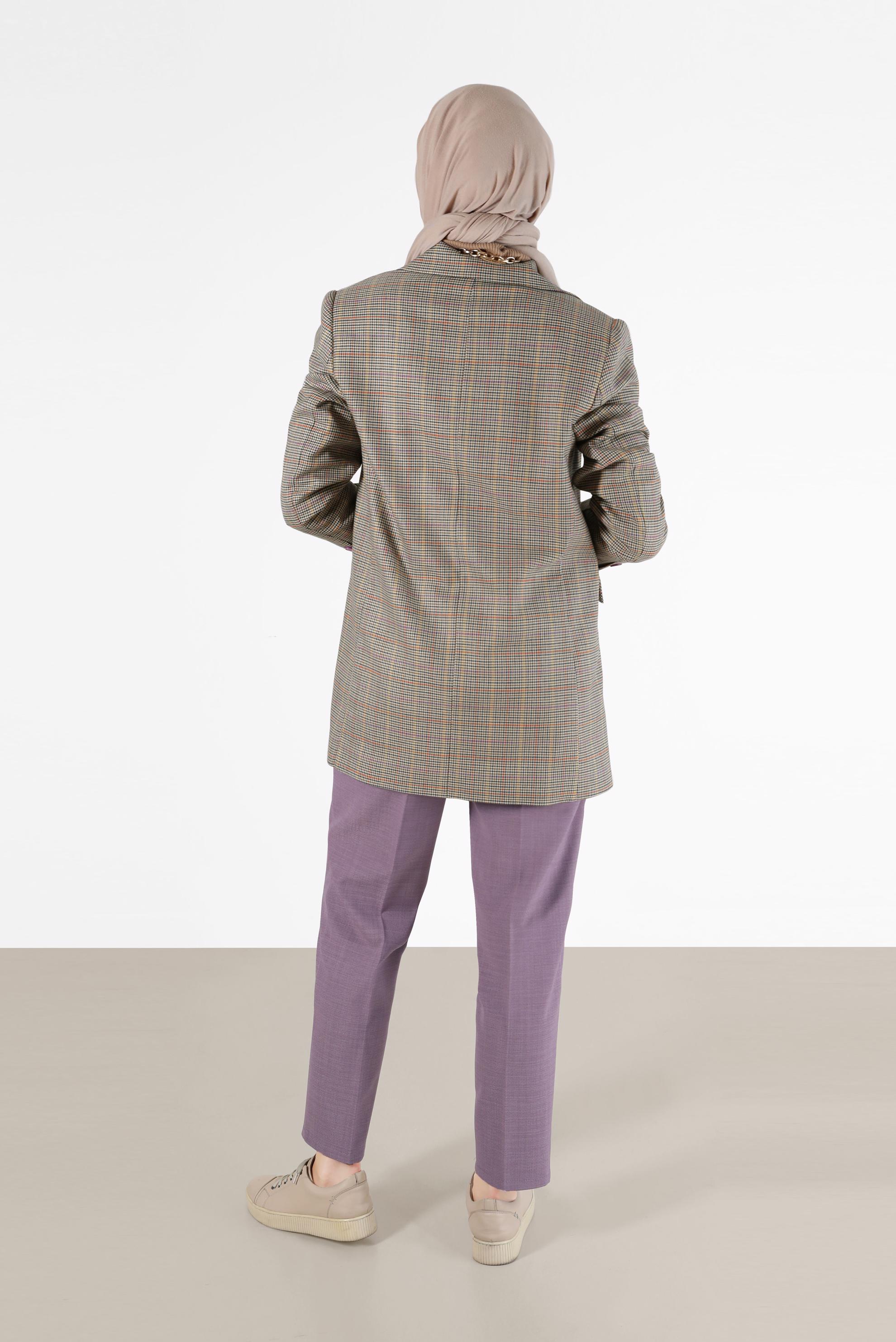 Tesettür giyim MOR KLASİK PANTOLON 70295 