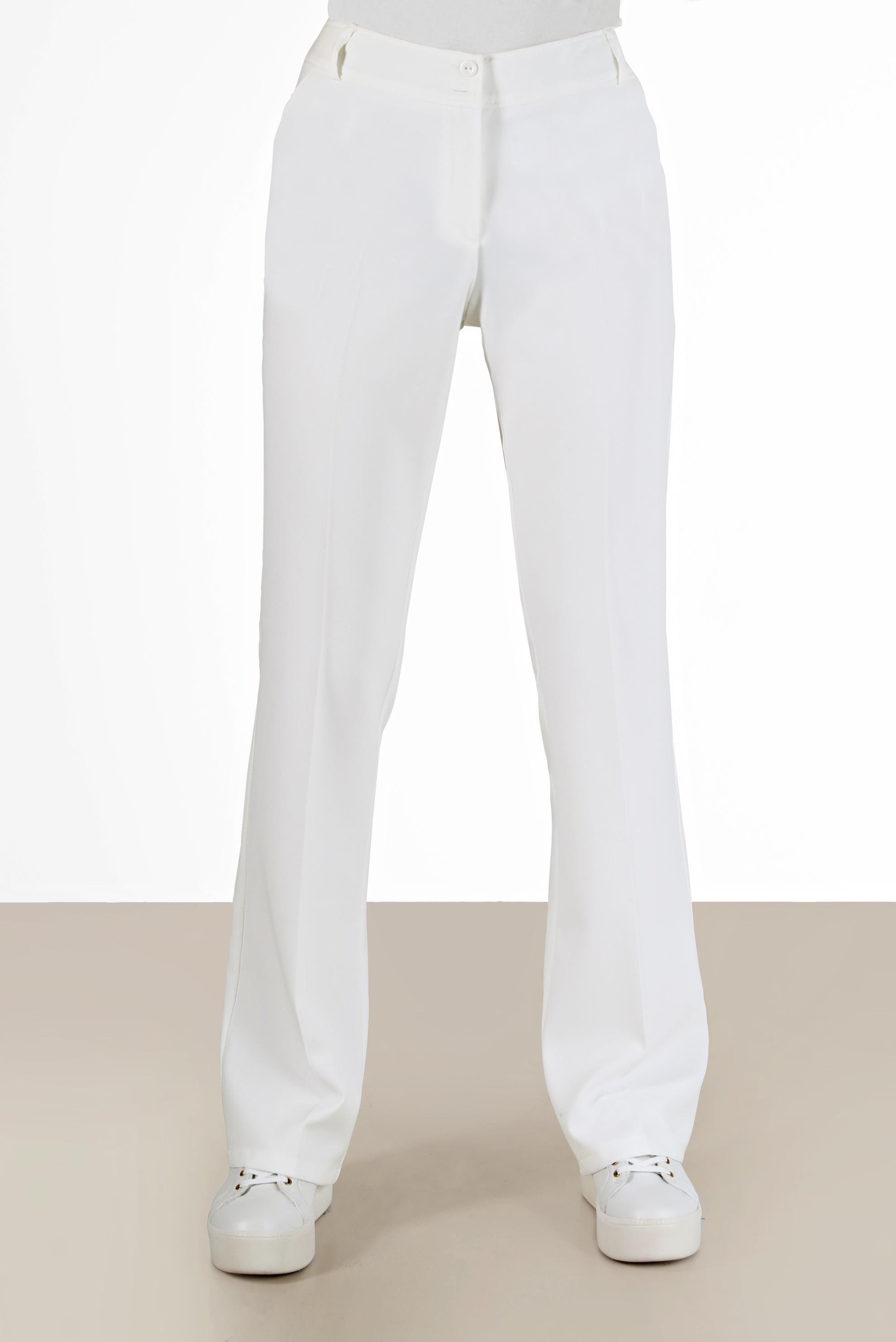 Hijab clothing WHITE FLARED TROUSERS 70296 