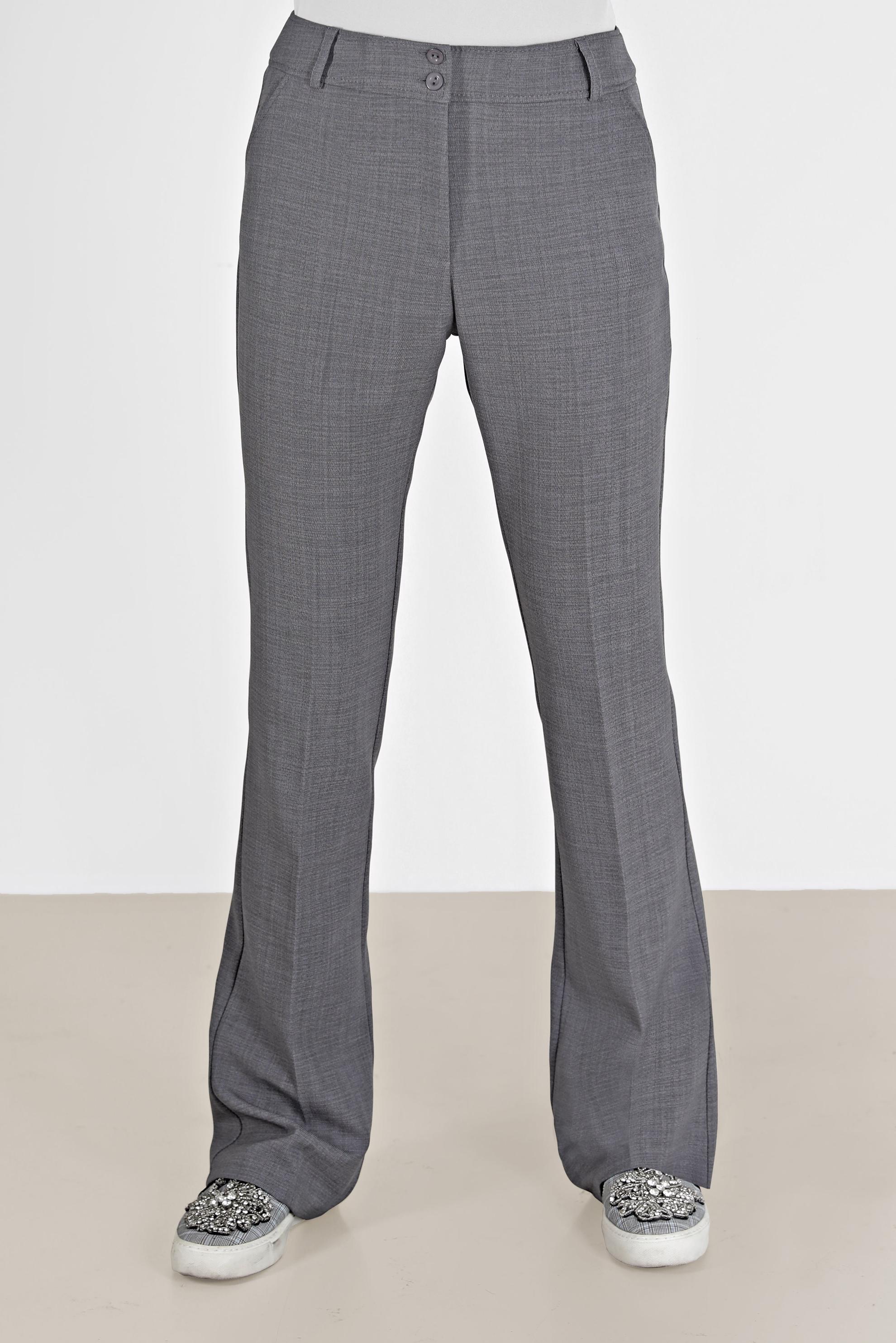 Hijab clothing GREY FLARED TROUSERS 70296 