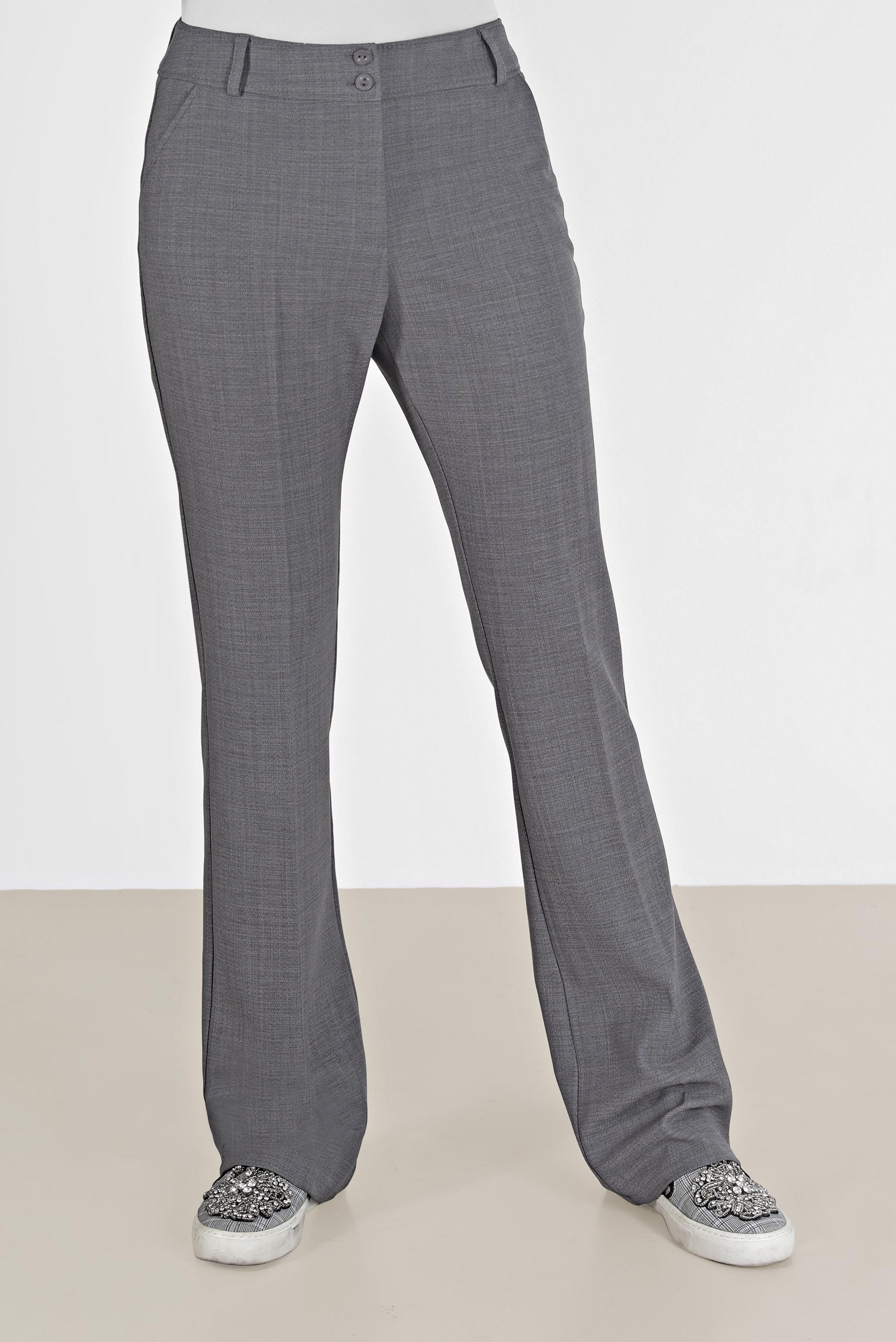 Hijab clothing GREY FLARED TROUSERS 70296 