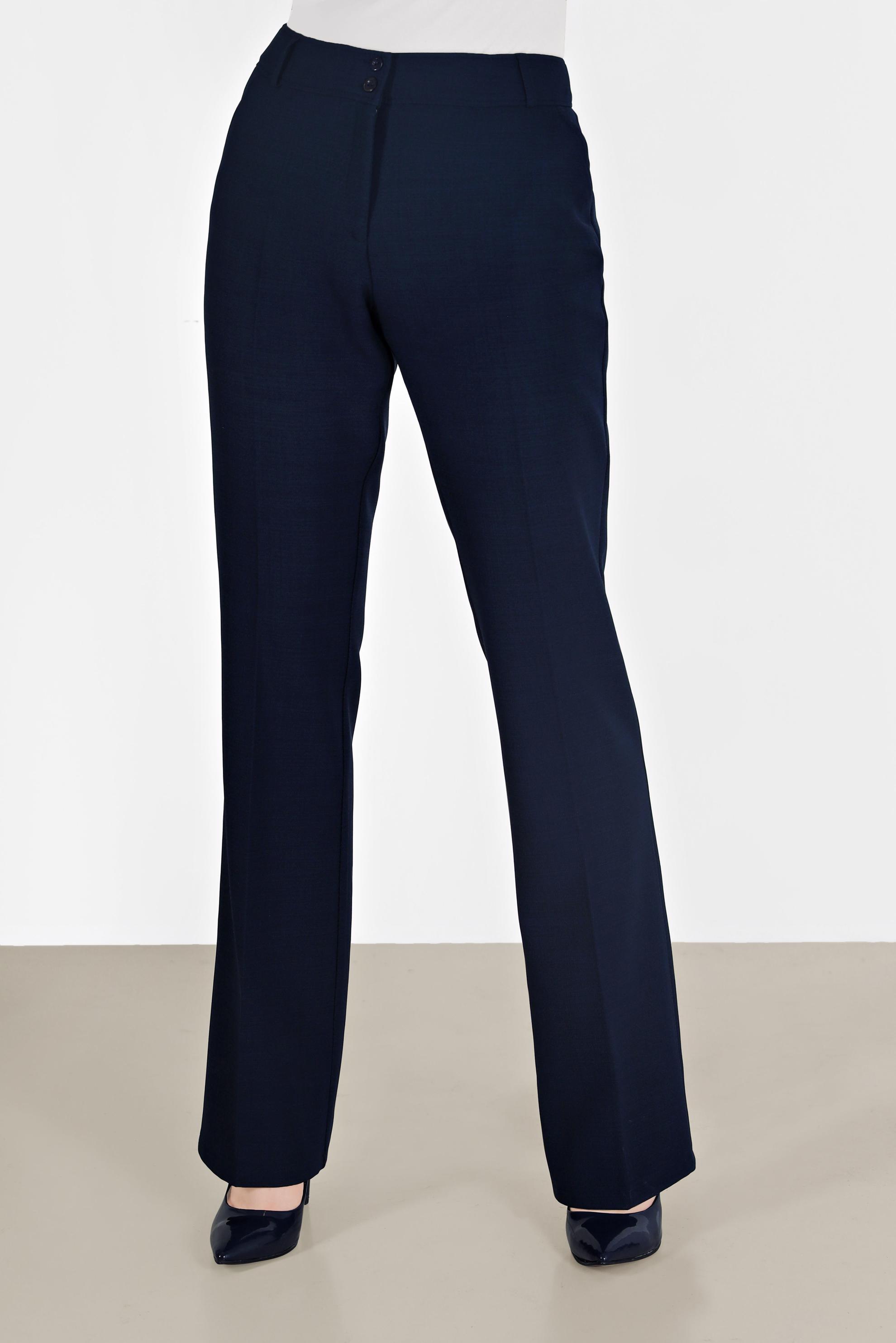 Tesettür giyim LACİVERT İSPANYOL PAÇA PANTOLON 70296 