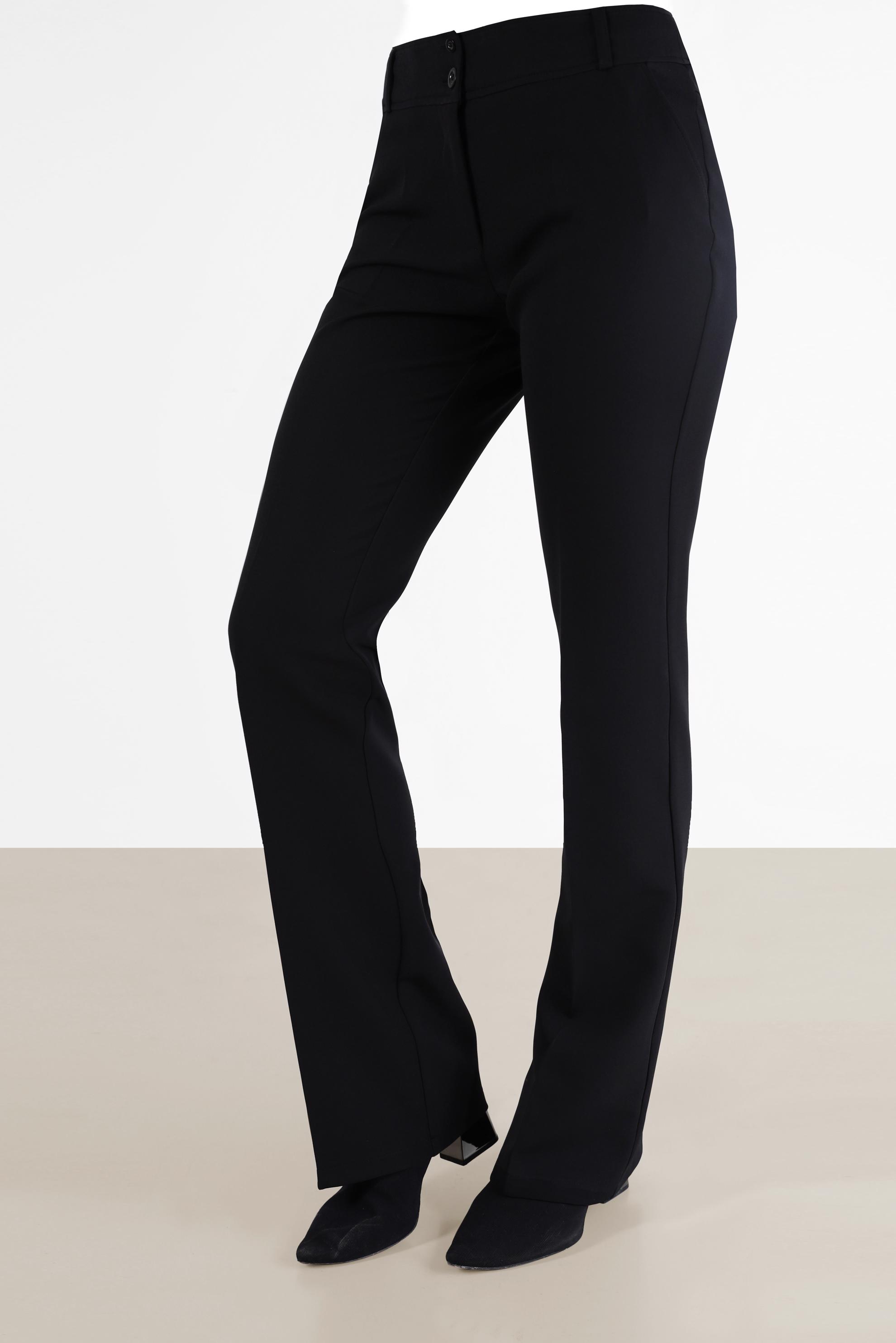 Tesettür giyim SİYAH İSPANYOL PAÇA PANTOLON 70297 