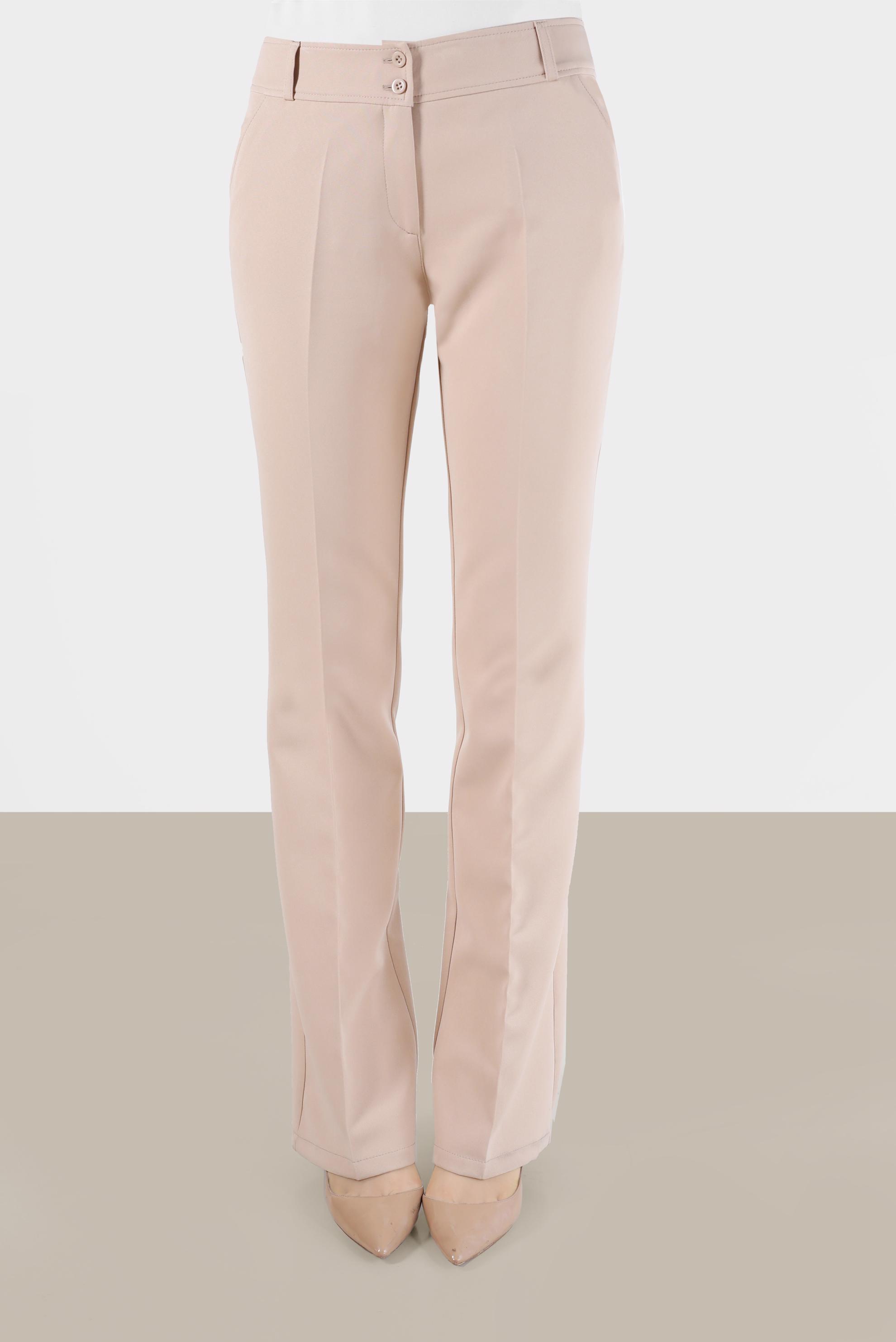 Tesettür giyim BEJ İSPANYOL PAÇA PANTOLON 70297 