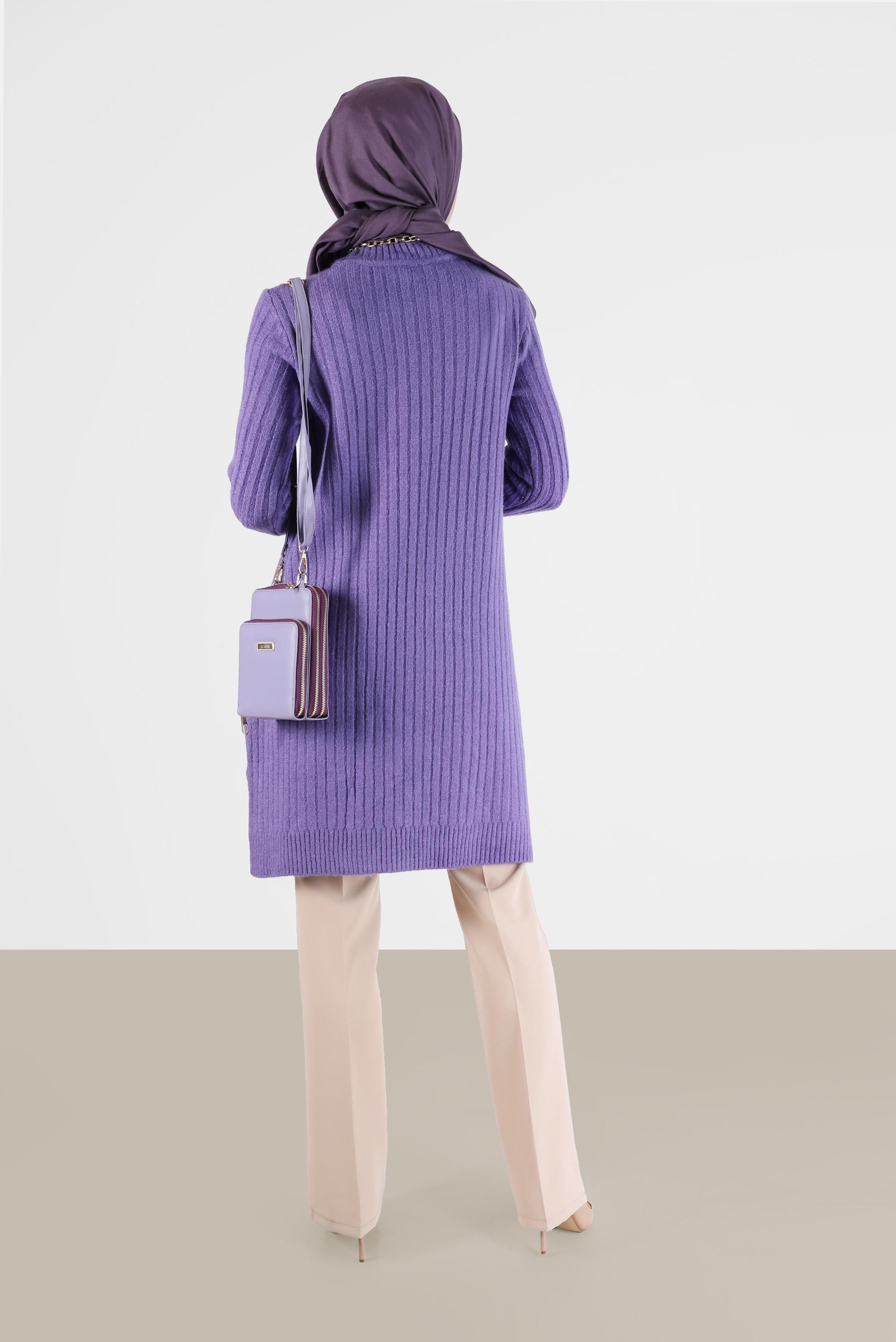 Tesettür giyim BEJ İSPANYOL PAÇA PANTOLON 70297 