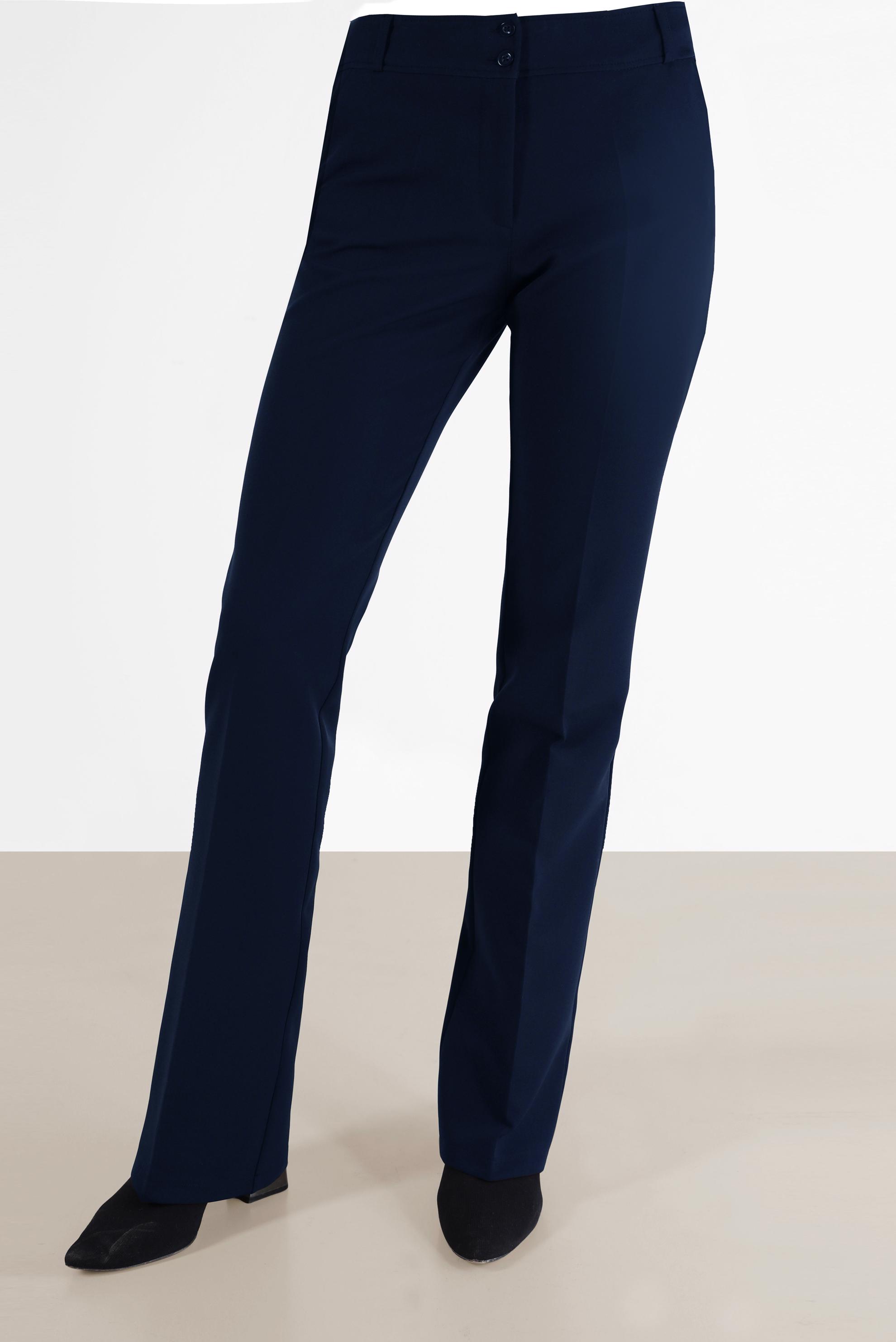 Tesettür giyim LACİVERT İSPANYOL PAÇA PANTOLON 70297 