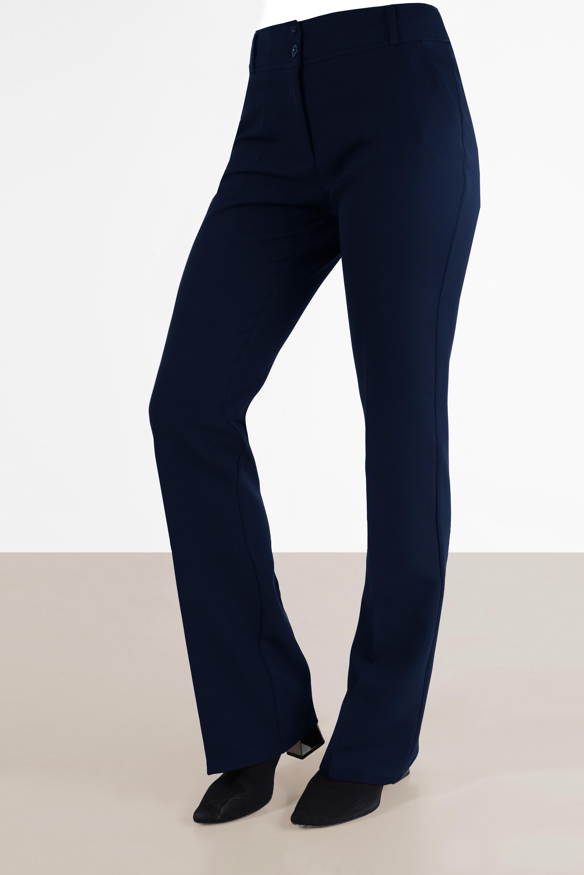 Tesettür giyim LACİVERT İSPANYOL PAÇA PANTOLON 70297 