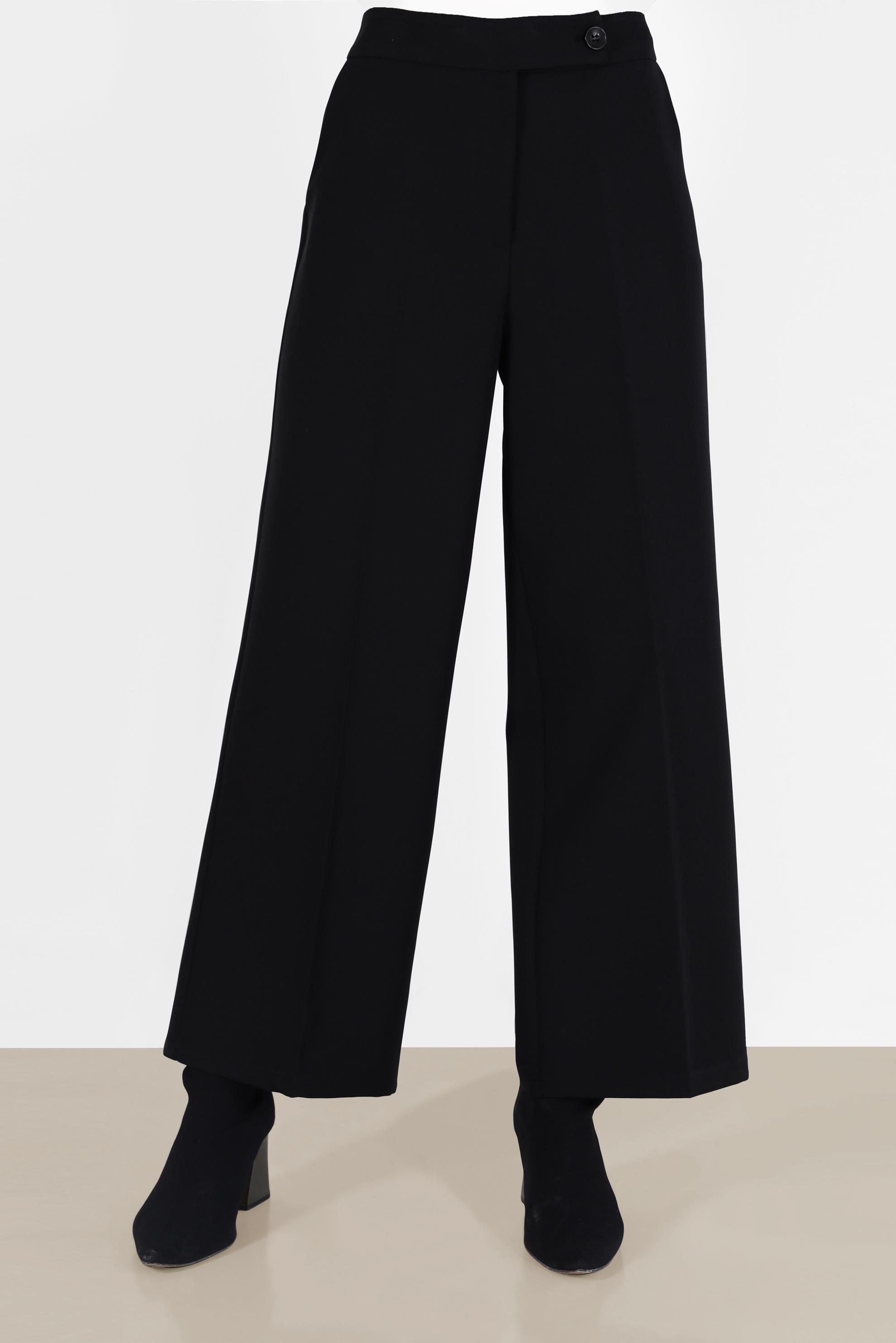 Vêtements hijab NOIR PANTALON LARGE BOUTONS 70300 