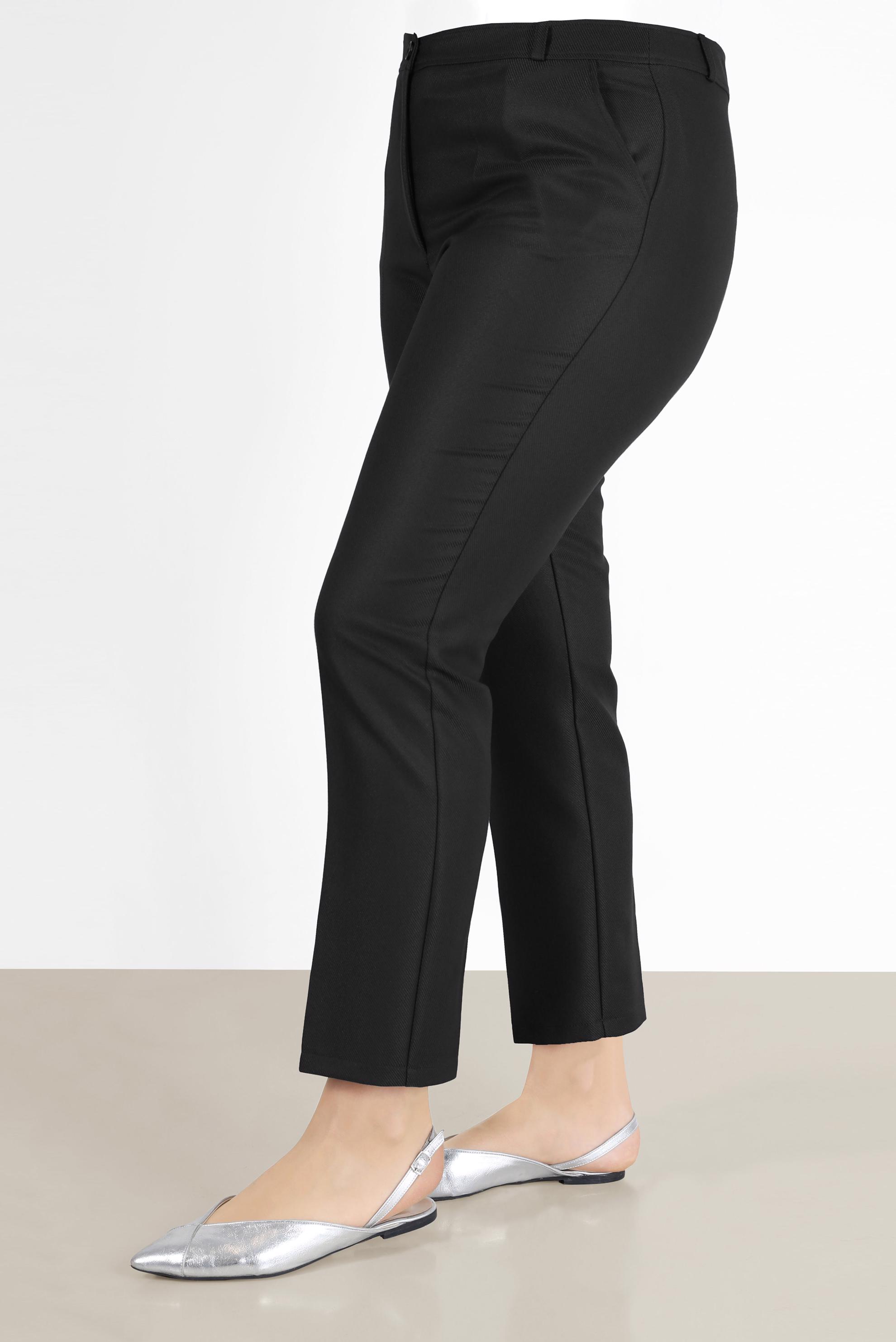 Vêtements hijab NOIR PANTALON CLASSIQUE COUPE DROITE 70301