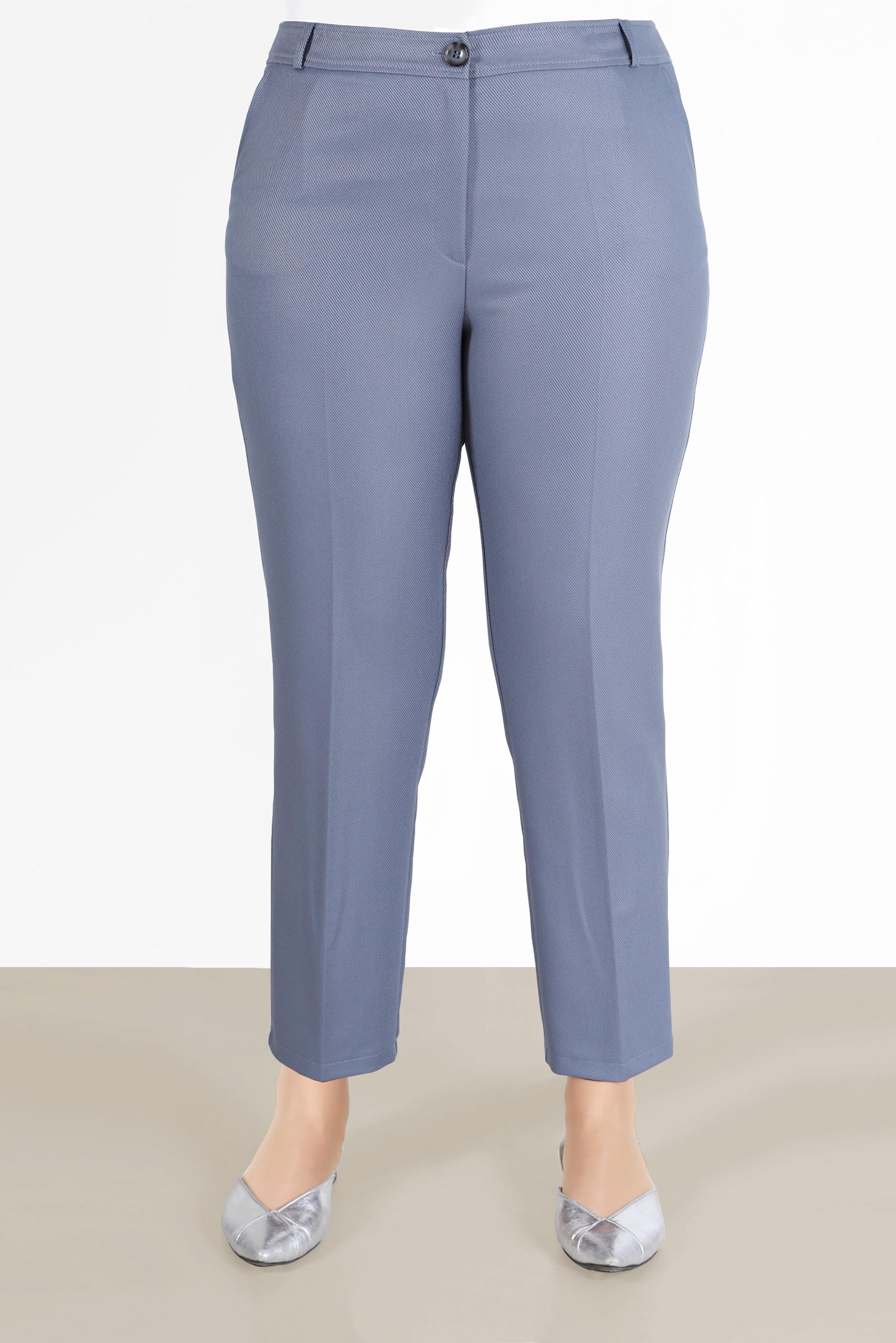 Tesettür giyim MAVİ BORU PAÇA KLASİK PANTOLON 70301 