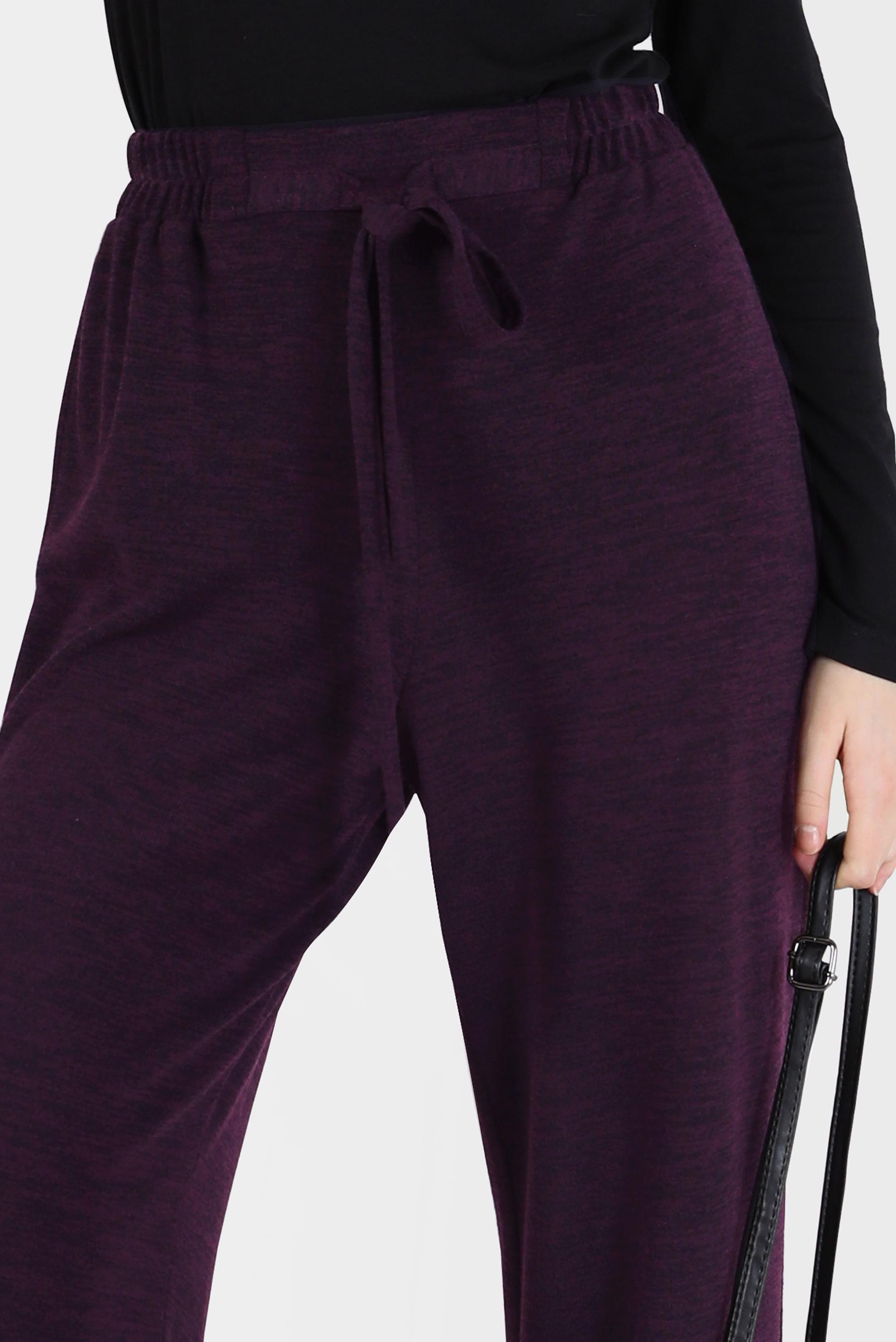 Tesettür giyim MÜRDÜM BELİ LASTİKLİ ÖRME PANTOLON 70303