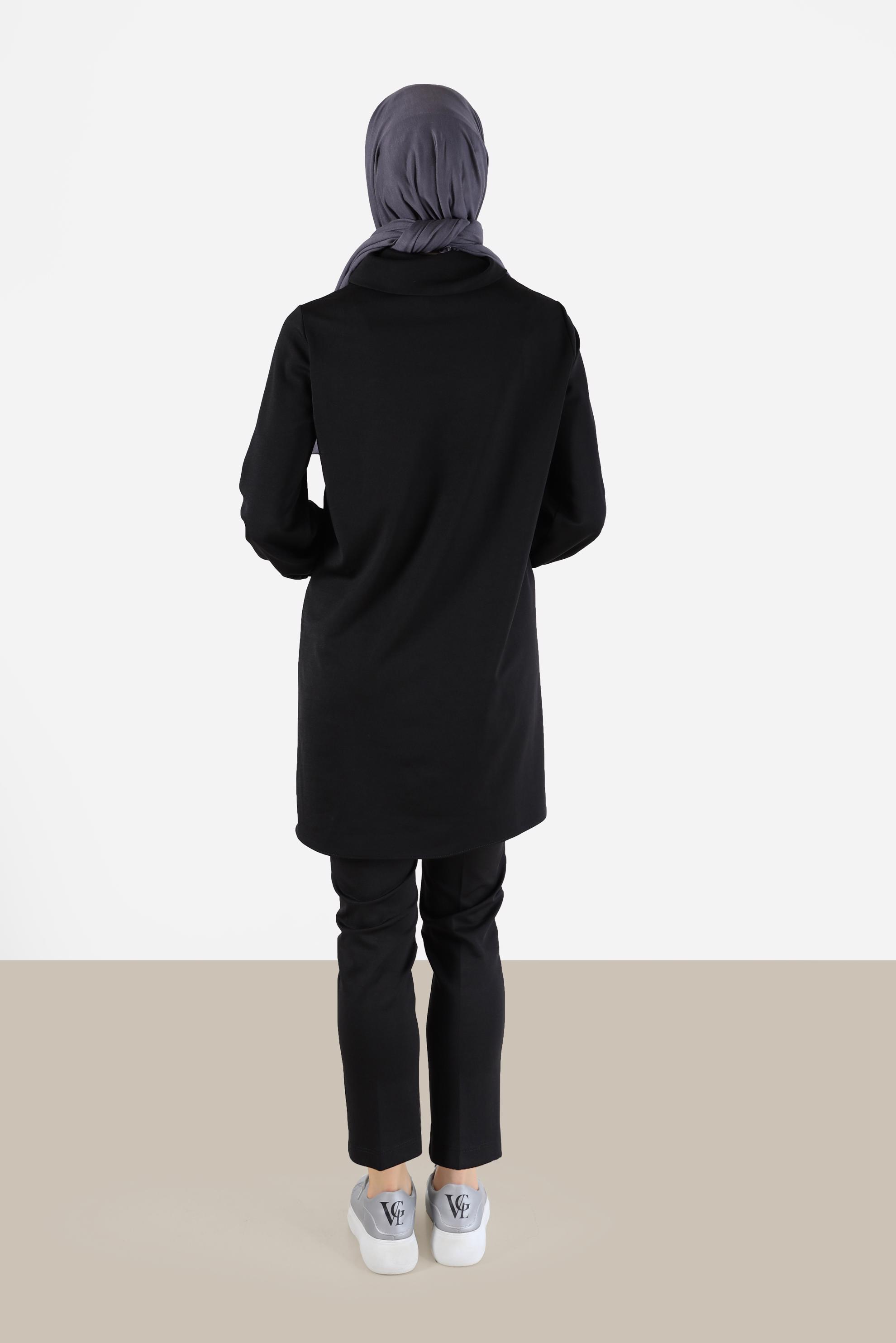 Tesettür giyim SİYAH DAR PAÇA PANTOLON 70304	