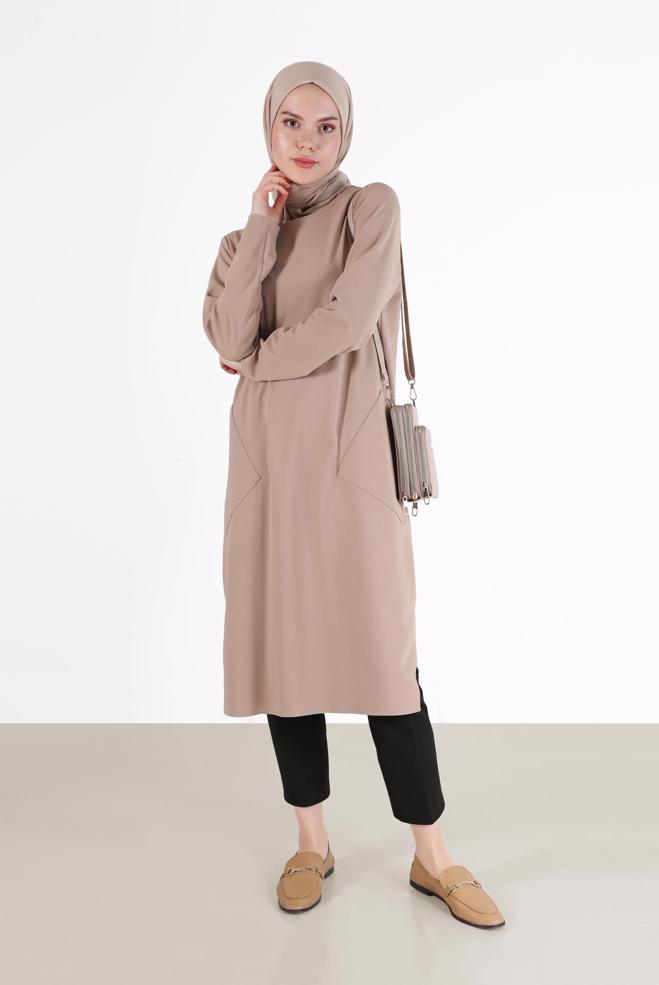 Hijab clothing BLACK SKINNY LEG TROUSERS 70307  - ALVİNA