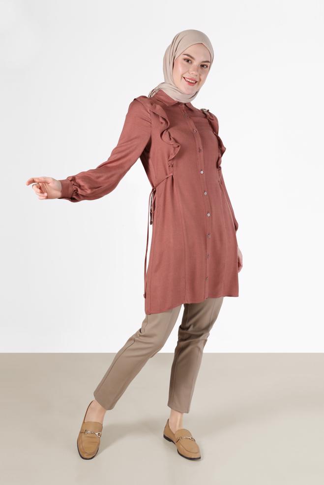 Tesettür giyim  DAR PAÇA PANTOLON 70307  - ALVİNA