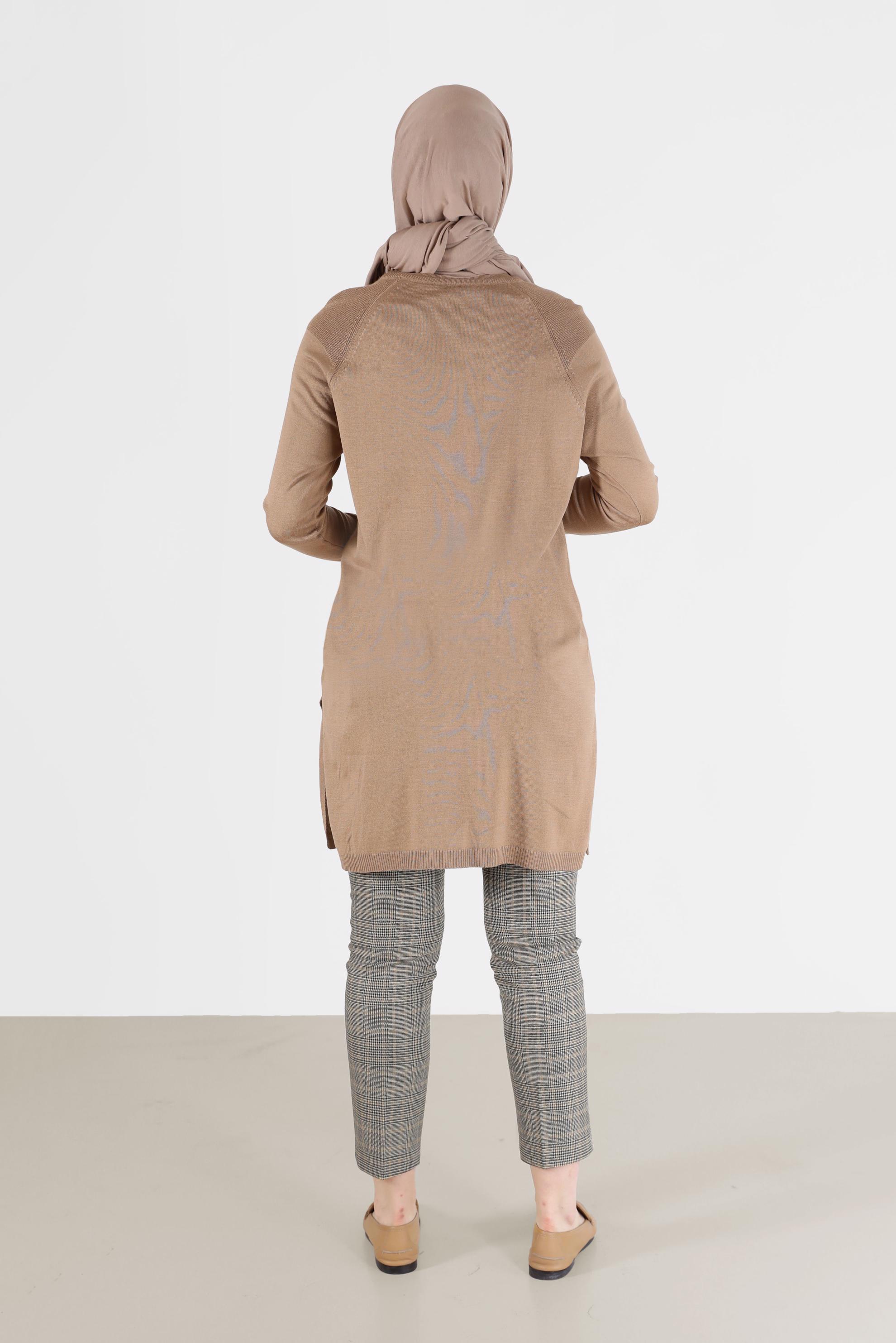 Hijab clothing YELLOW CHECKED SKINNY PANTS 70310 