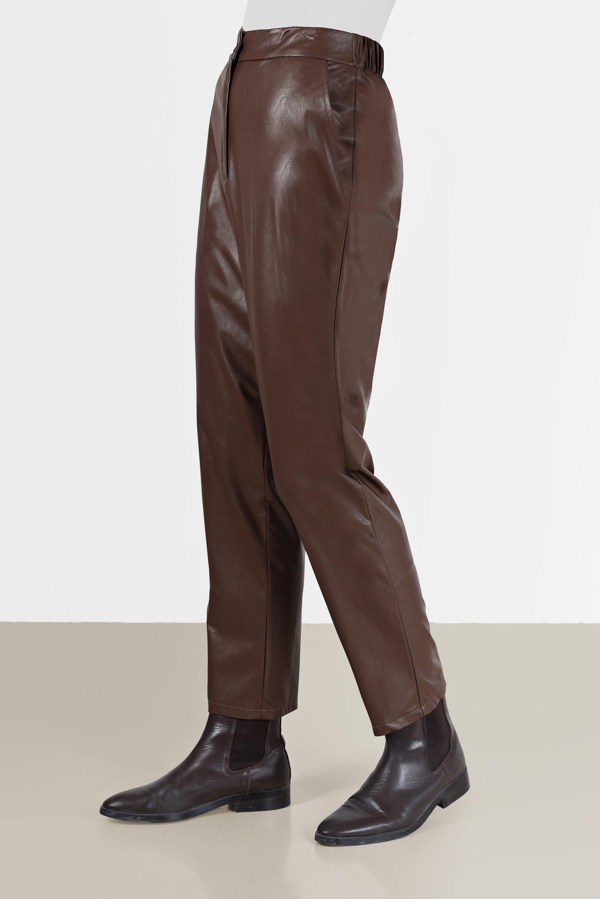 Vêtements hijab TABA PANTALON EN CUIR COMFORT FIT 70311