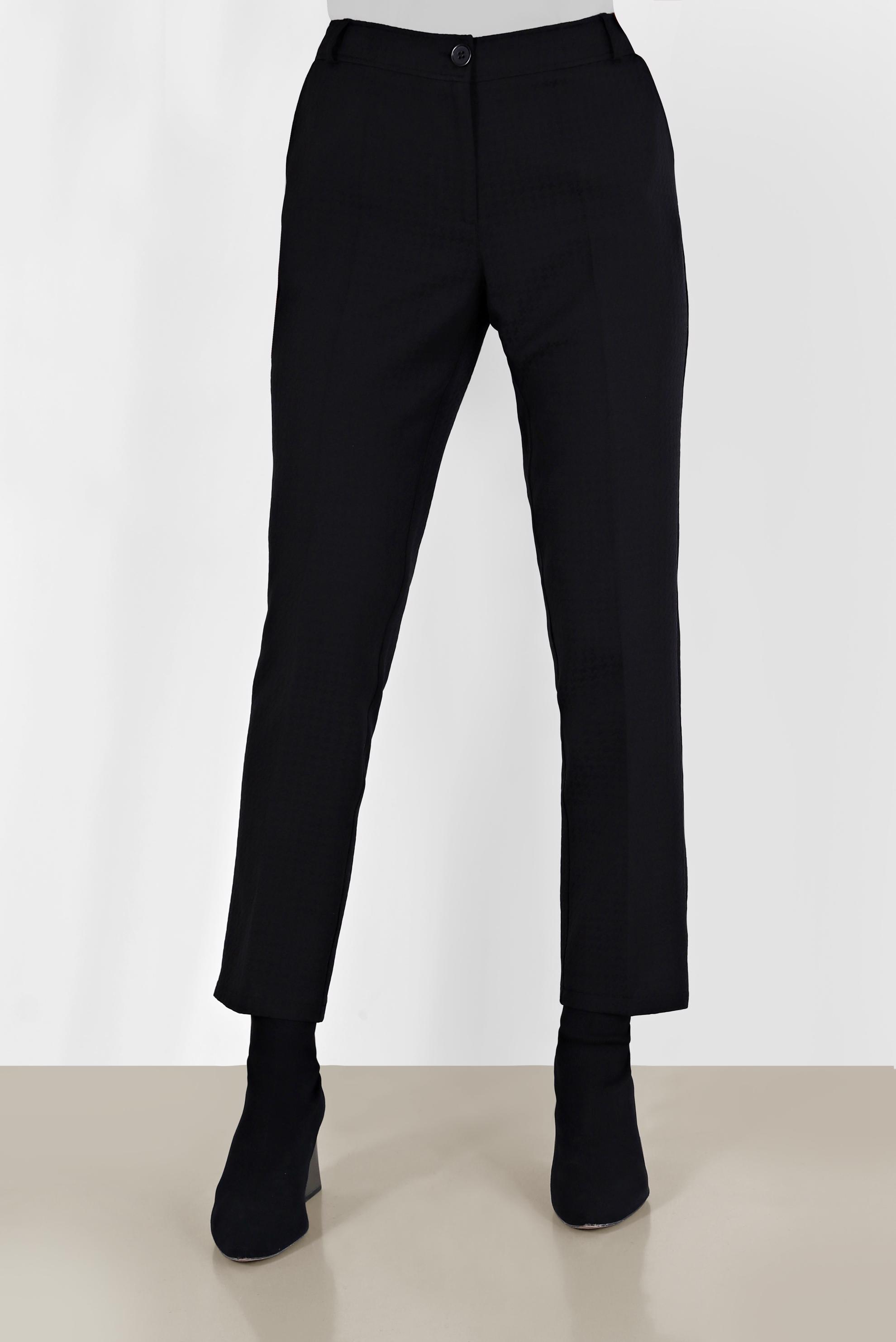 Tesettür giyim SİYAH DÜZ KESİM PANTOLON 70313 