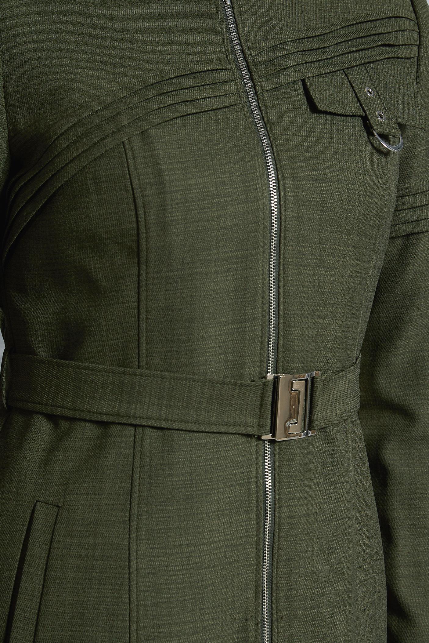 Vêtements hijab KAKI COUCHE DE FINITION CEINTURÉE 10474