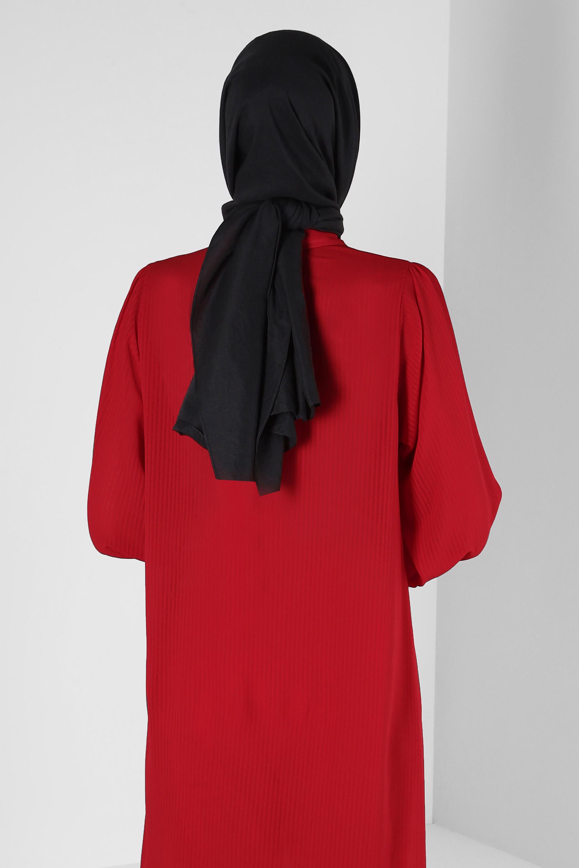 Tesettür giyim SİYAH ALVİNA CAZ ŞAL 8108 