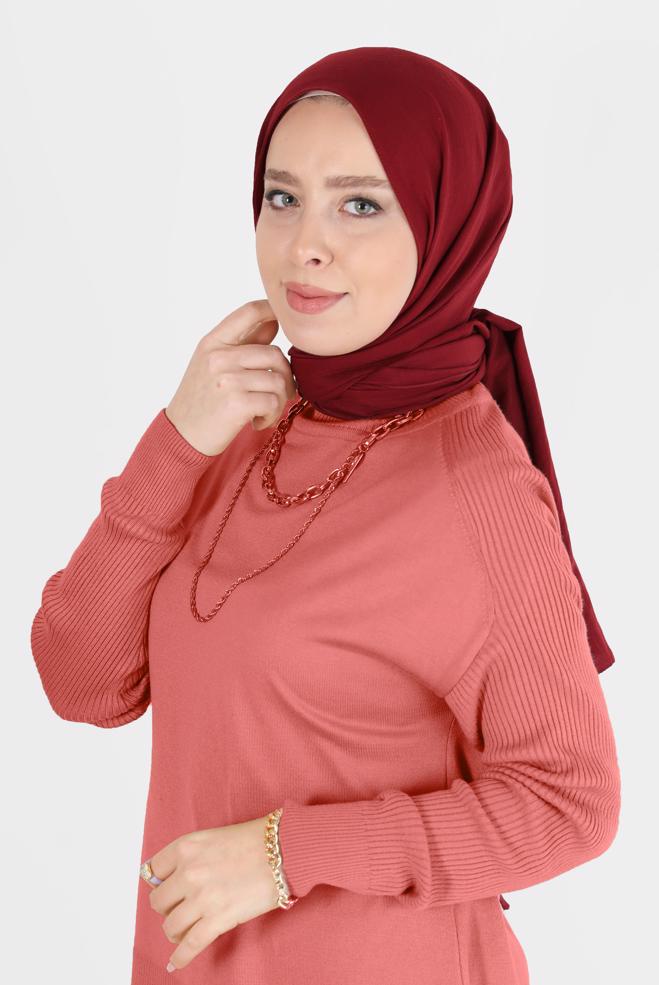 Tesettür giyim  ALVİNA CAZ ŞAL 8108  - ALVİNA