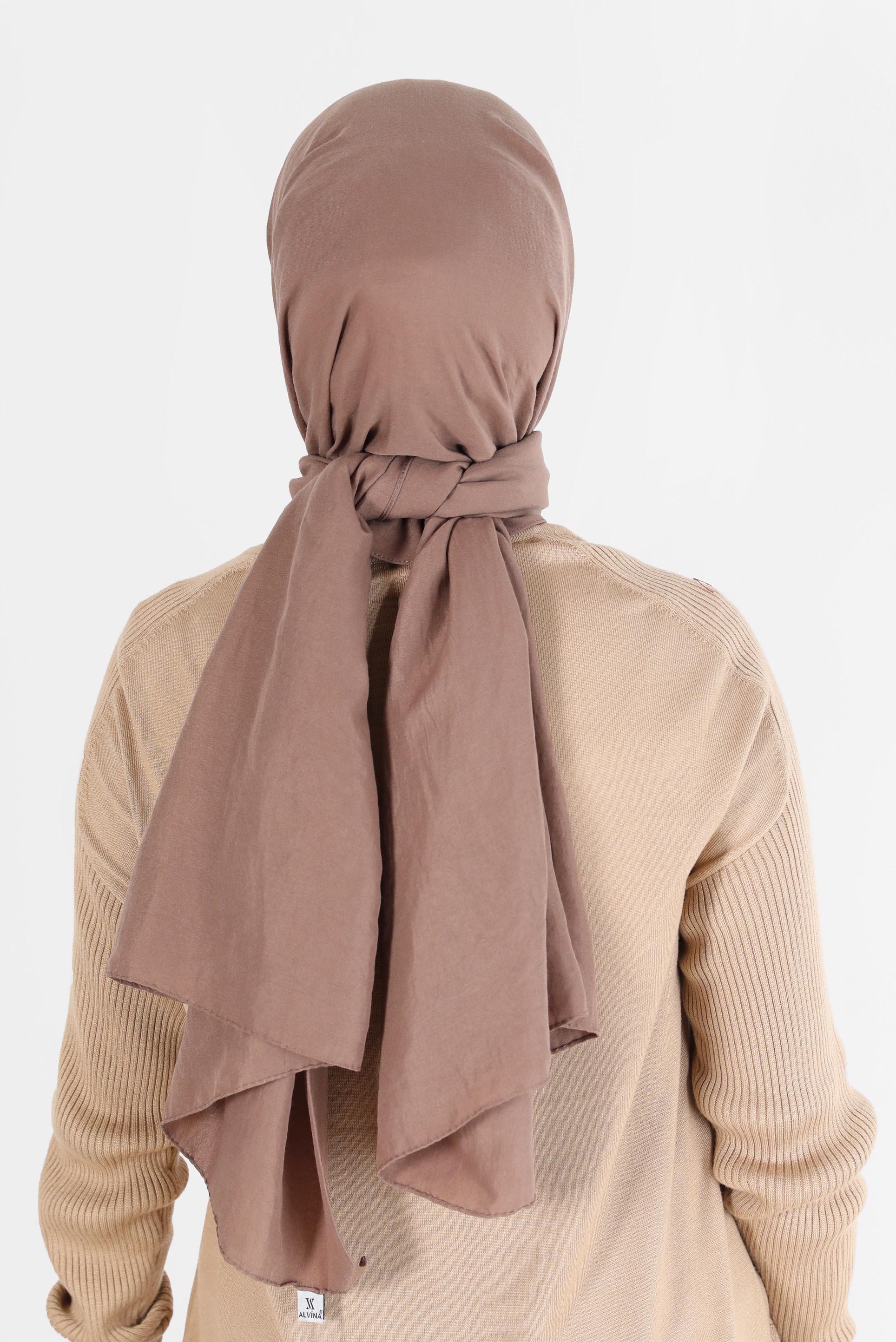 Hijab clothing BROWN ALVİNA SHAWL 8108 