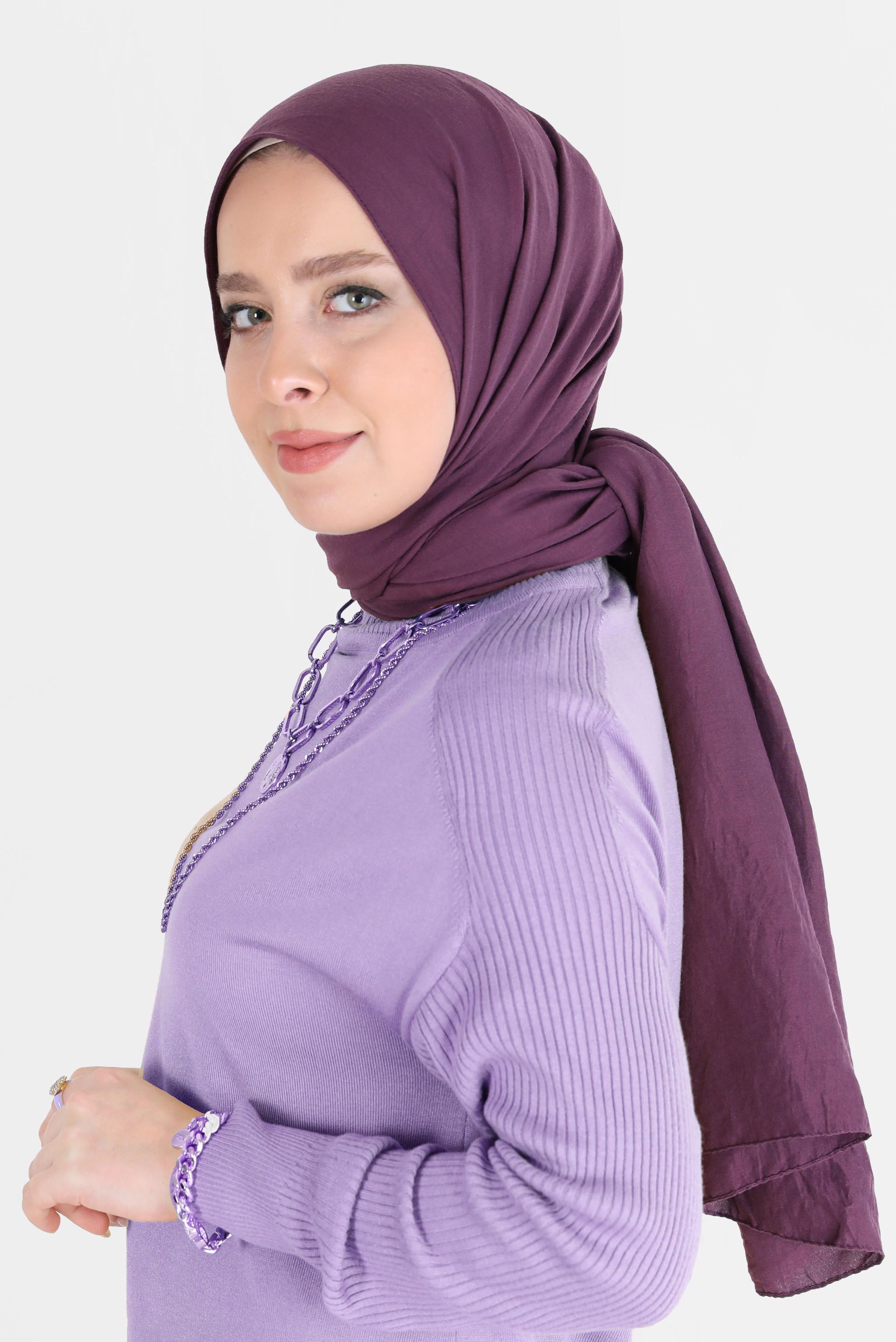 Tesettür giyim MÜRDÜM ALVİNA CAZ ŞAL 8108 