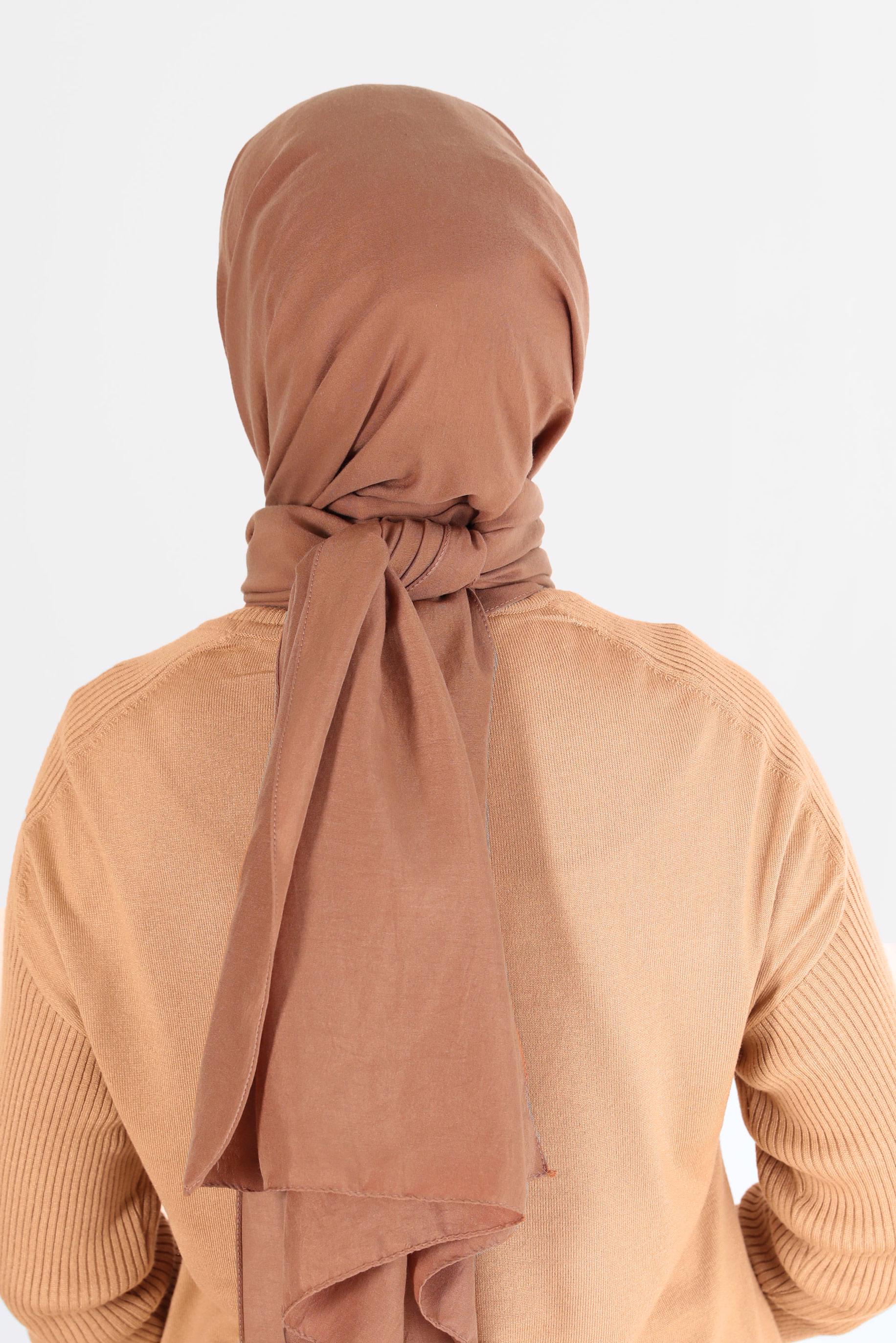 Hijab clothing BROWN ALVİNA SHAWL 8108 