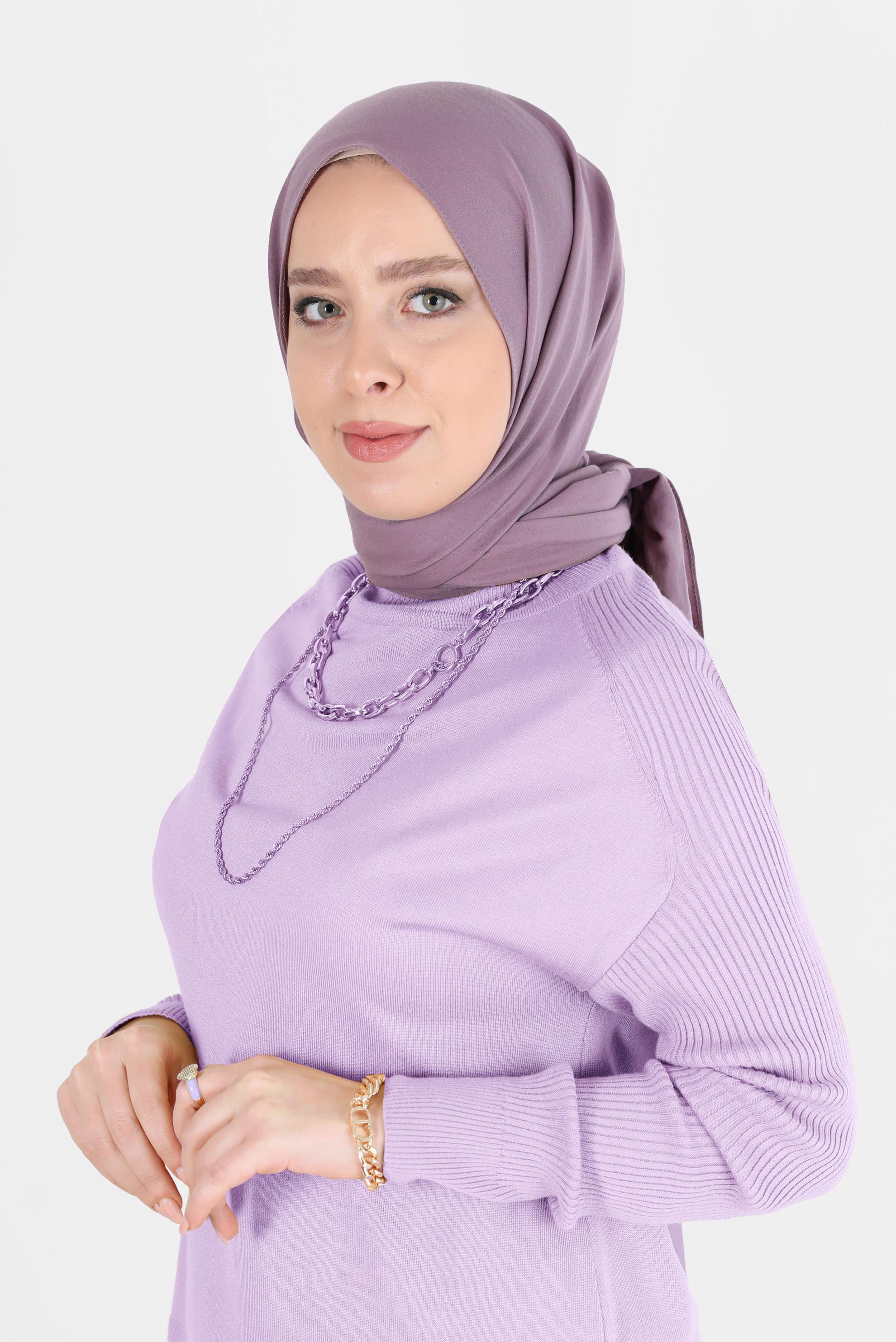 Tesettür giyim YEŞİL ALVİNA CAZ ŞAL 8108 