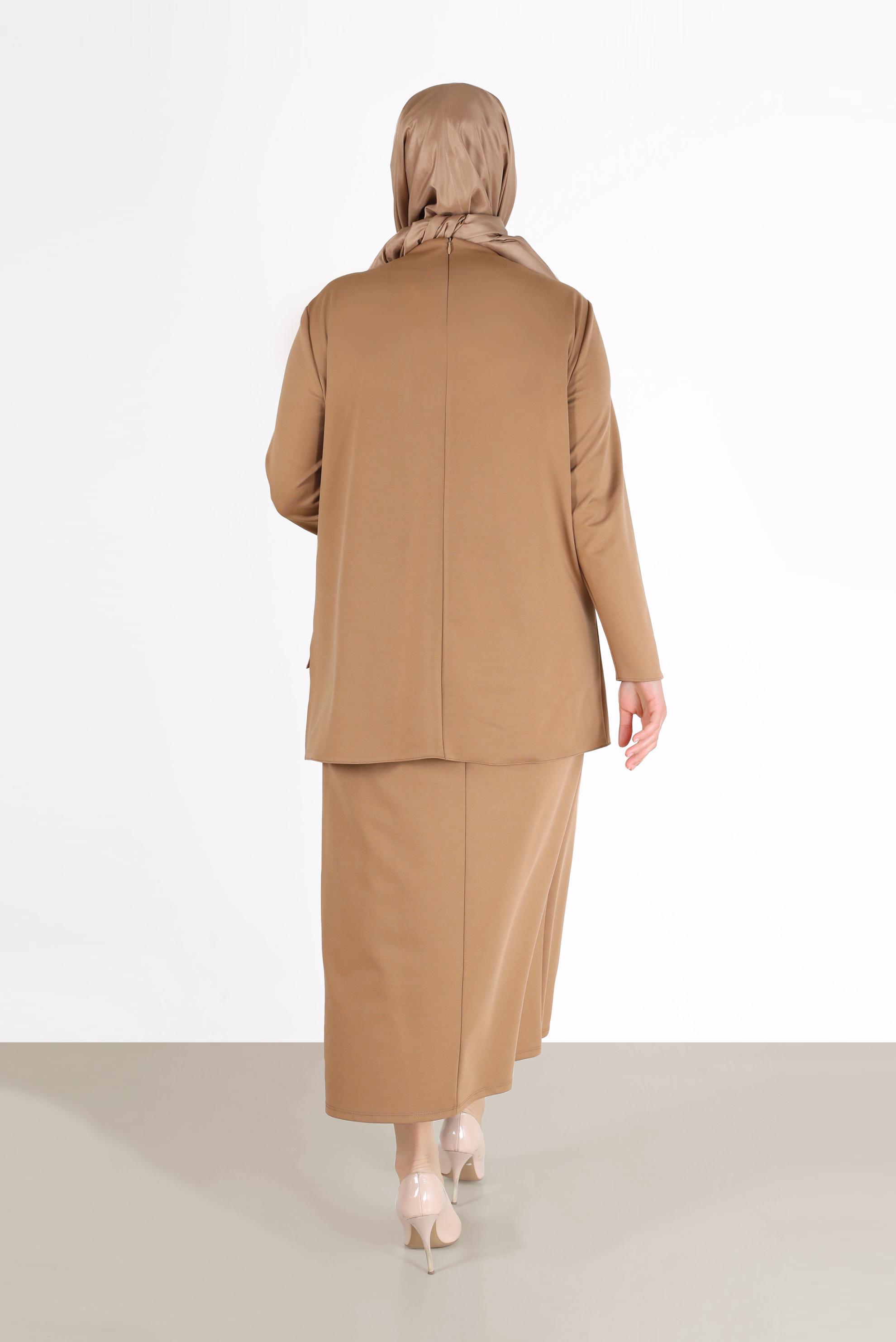 Vêtements hijab TABA COSTUME JUPE 2 PIÈCES AVEC POCHE DÉTAIL GEM 20190